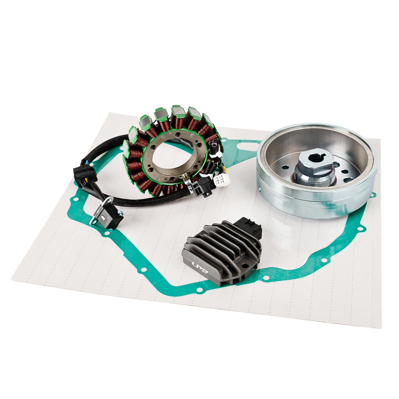 Kit de joint de couvercle de redresseur de régulateur de Rotor de Stator pour Suzuki LTF400 Eiger 02-07