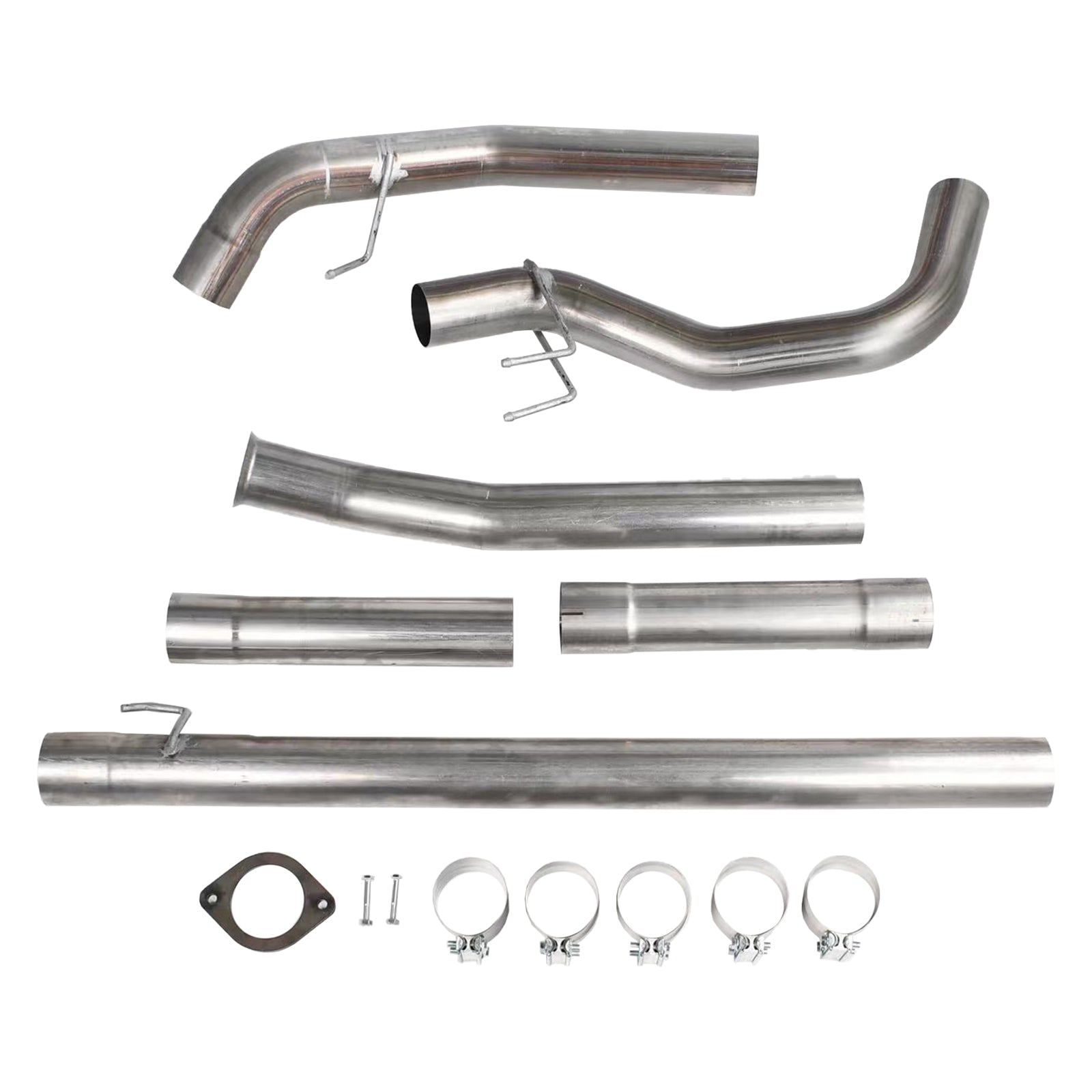 2011-2019 Ford Powerstroke 6.7 Diesel 4" DPF Verwijder Race Pipe Downpipe-Back Cab & Chassis