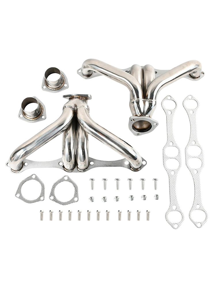 Exhaust Header Manifold Fit Chevy Small Block SB V8 262 265 283 305 327 350 400