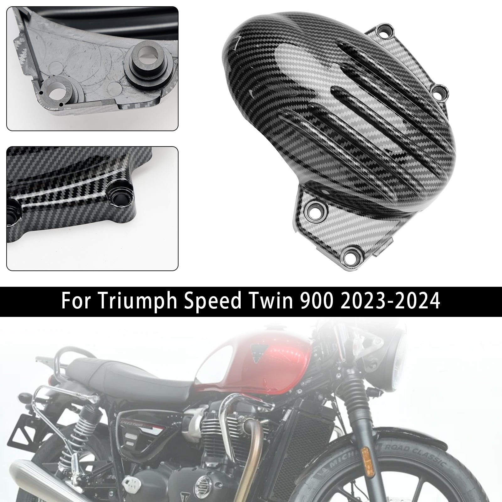 Front Sprocket Chain Guard Fairing Cover For Speed Twin 900 2023-2024