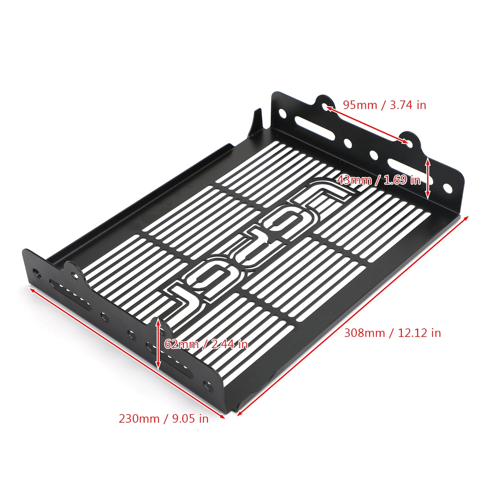 2017-2024 Honda CMX 300 500 Rebel BLACK RADIATOR GUARD PROTECTOR COVER GRILLE