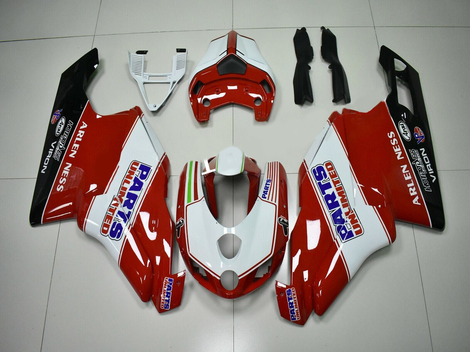 2005-2006 Ducati 999 749 Kit Carénage Carrosserie ABS Générique