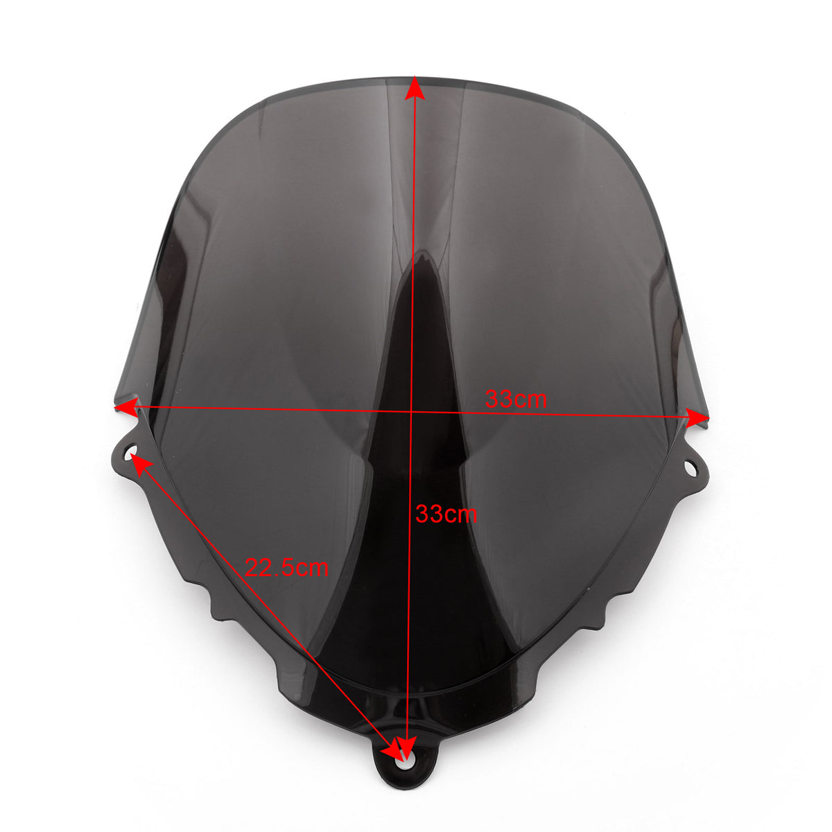 1998-2008 Suzuki GSX 750 F Katana Windscreen Windshield Black Generic