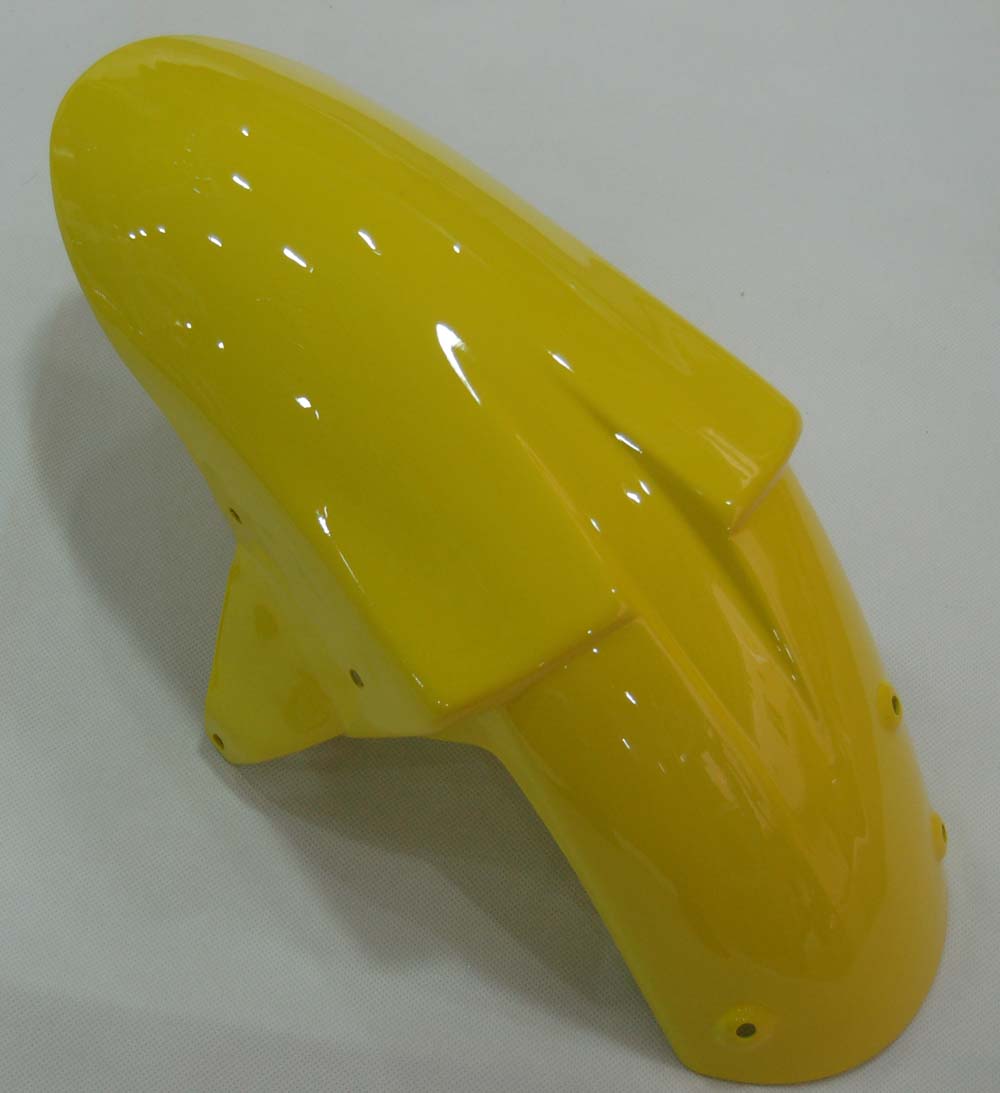 2006-2007 Kawasaki ZX 10R Yellow Black Racing Fairings Generic