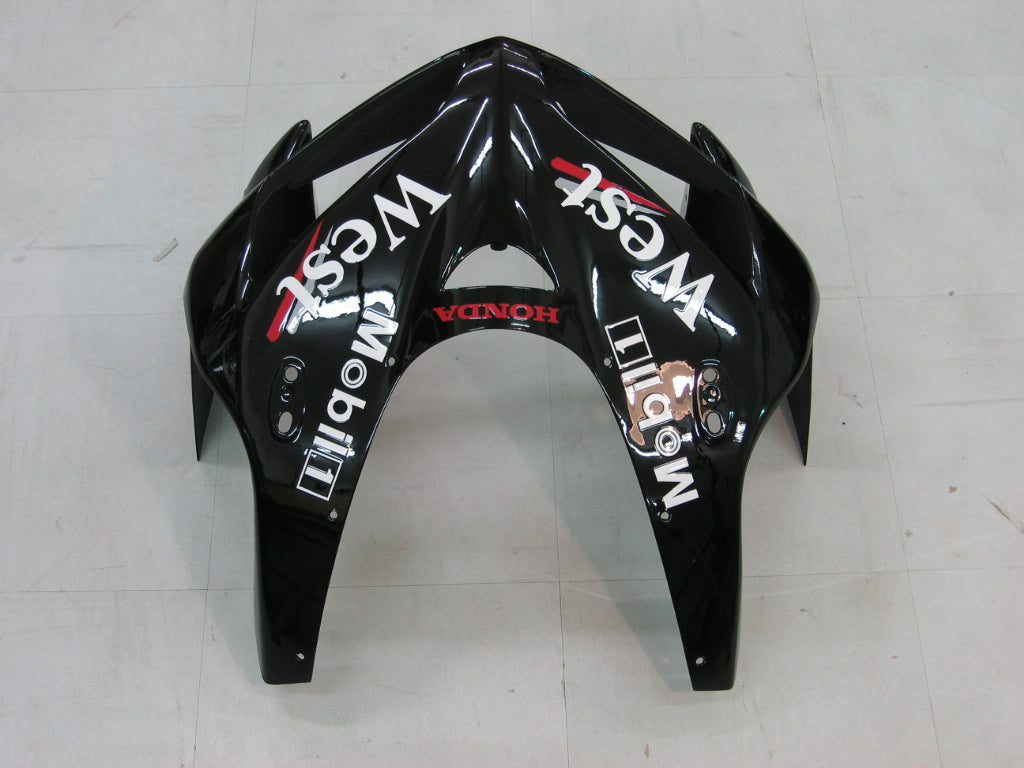 2005-2006 Honda CBR 600 RR Black West Racing Fairings Generic