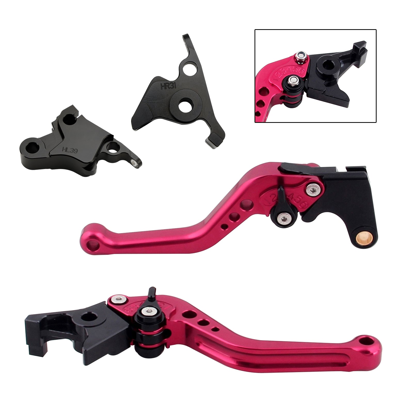 Nouveau levier de frein d'embrayage court adapté pour CFMOTO 450SS 450SR 21-23 450NK 23-24