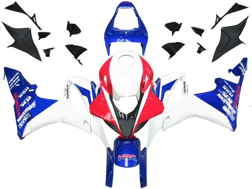 2007-2008 CBR600RR Bodywork Fairing Multi-Color ABS Injection Molded Plastics Set 26# Generic