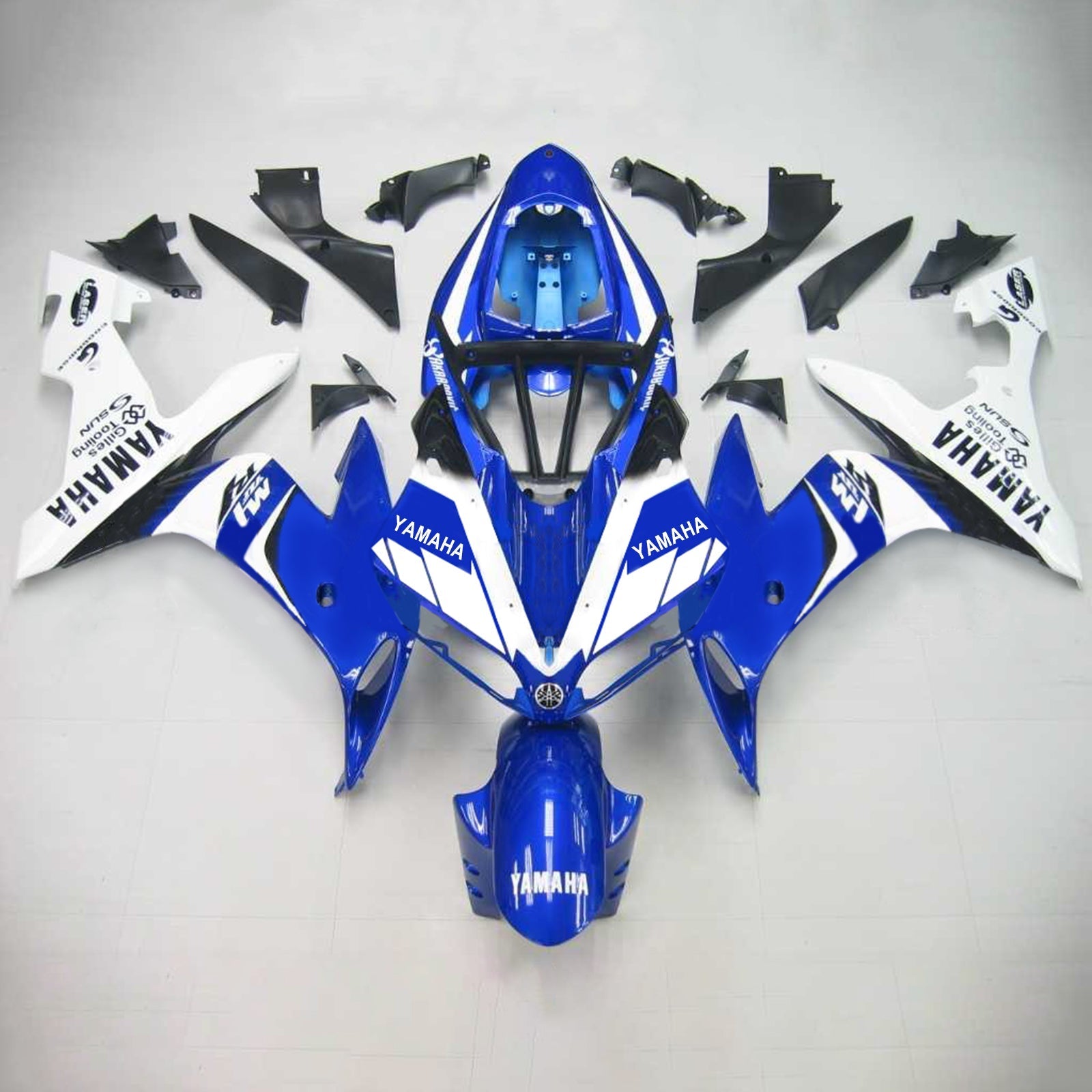 2004-2006 Yamaha yzf 1000 R1 Kit de camence d'injection Amotopart Bodywork Plastic Abs # 110