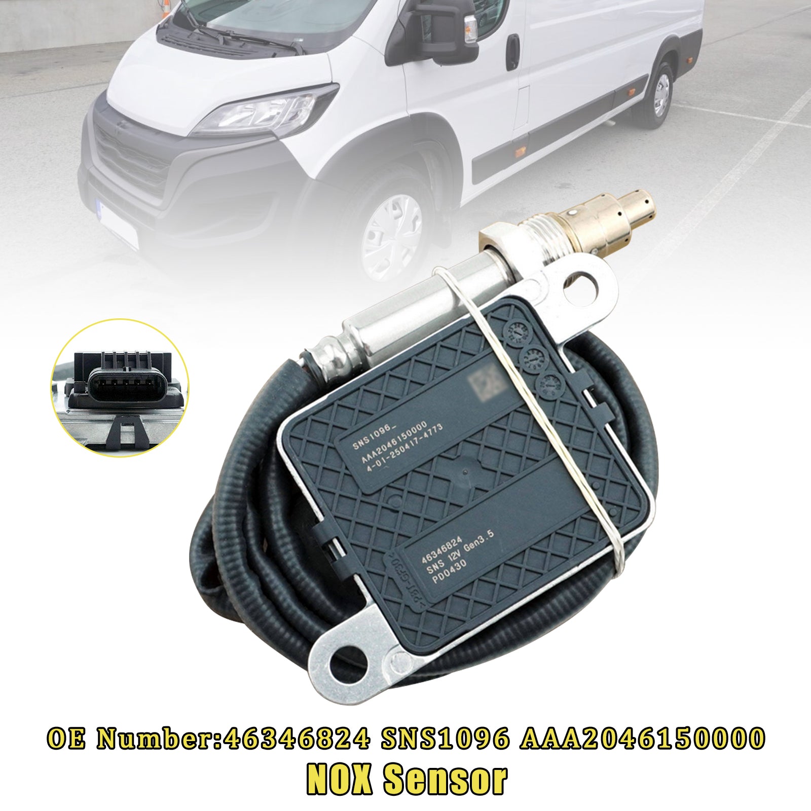 Upstream NOX Sensor 46346824 For Fiat Ducato Bus Platform Multijet 2.2D 2021-