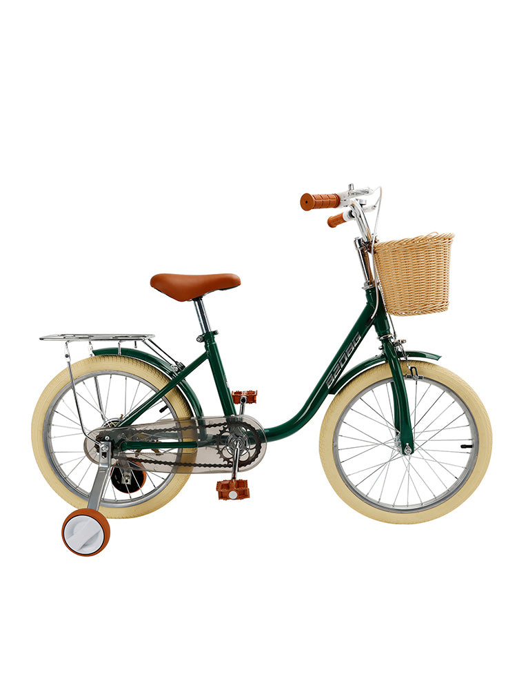 18 inches Kid's Bike Child Bicycle for Ages 7-9 Years Boys and Girls with Basket