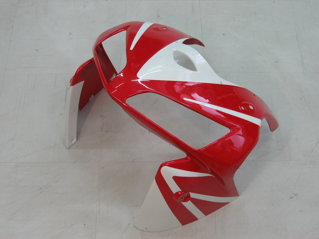 2005-2006 Honda CBR 600 RR White & Red CBR Racing Fairings Generic