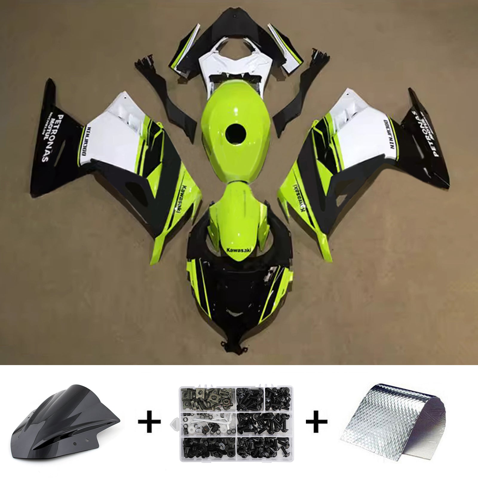 Kit carena iniezione carrozzeria in plastica ABS adatta per Kawasaki EX300 Ninja 300 2013-2024