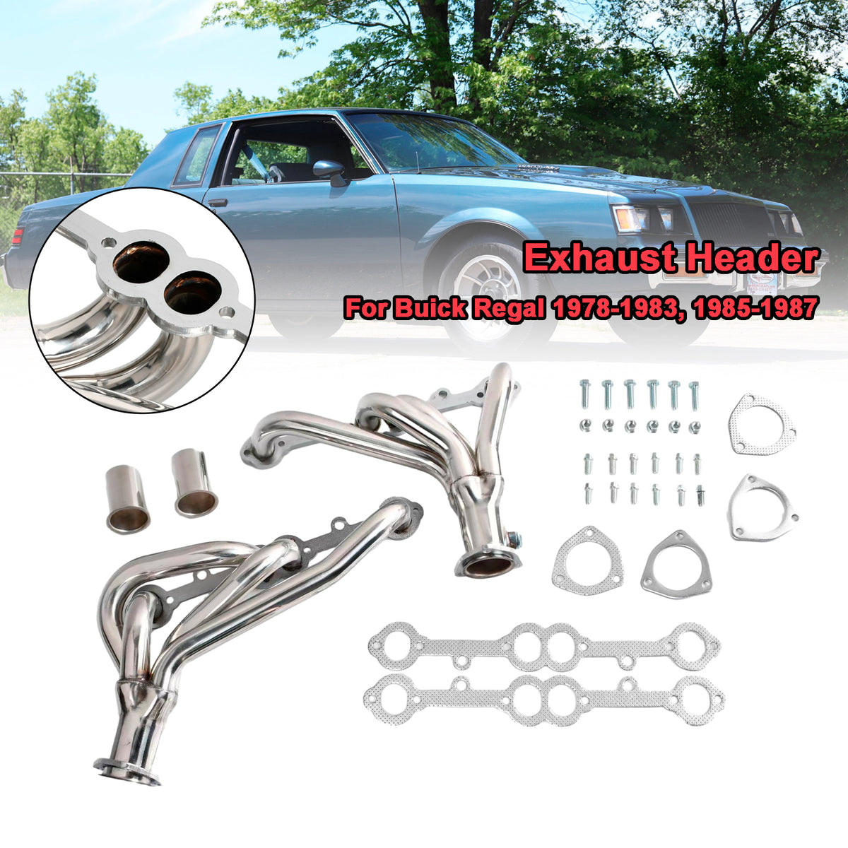 1982-1991 Chevrolet Camaro Exhaust Manifold Header Generic