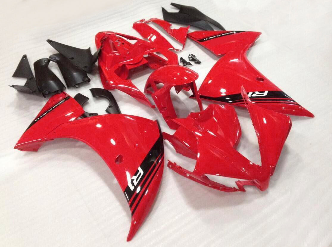 2012-2014 Yamaha YZF R1 Red Racing Plastics Generiek