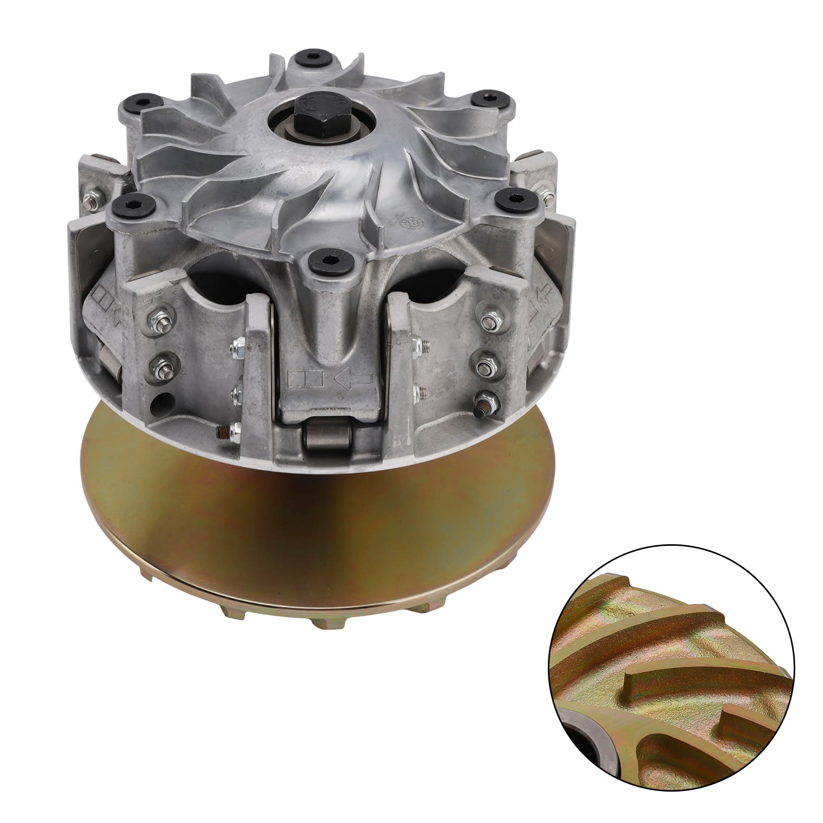 Front Clutch Variator Pulley 420864910 For Can-Am Maverick Max 1000 Turbo 15-17