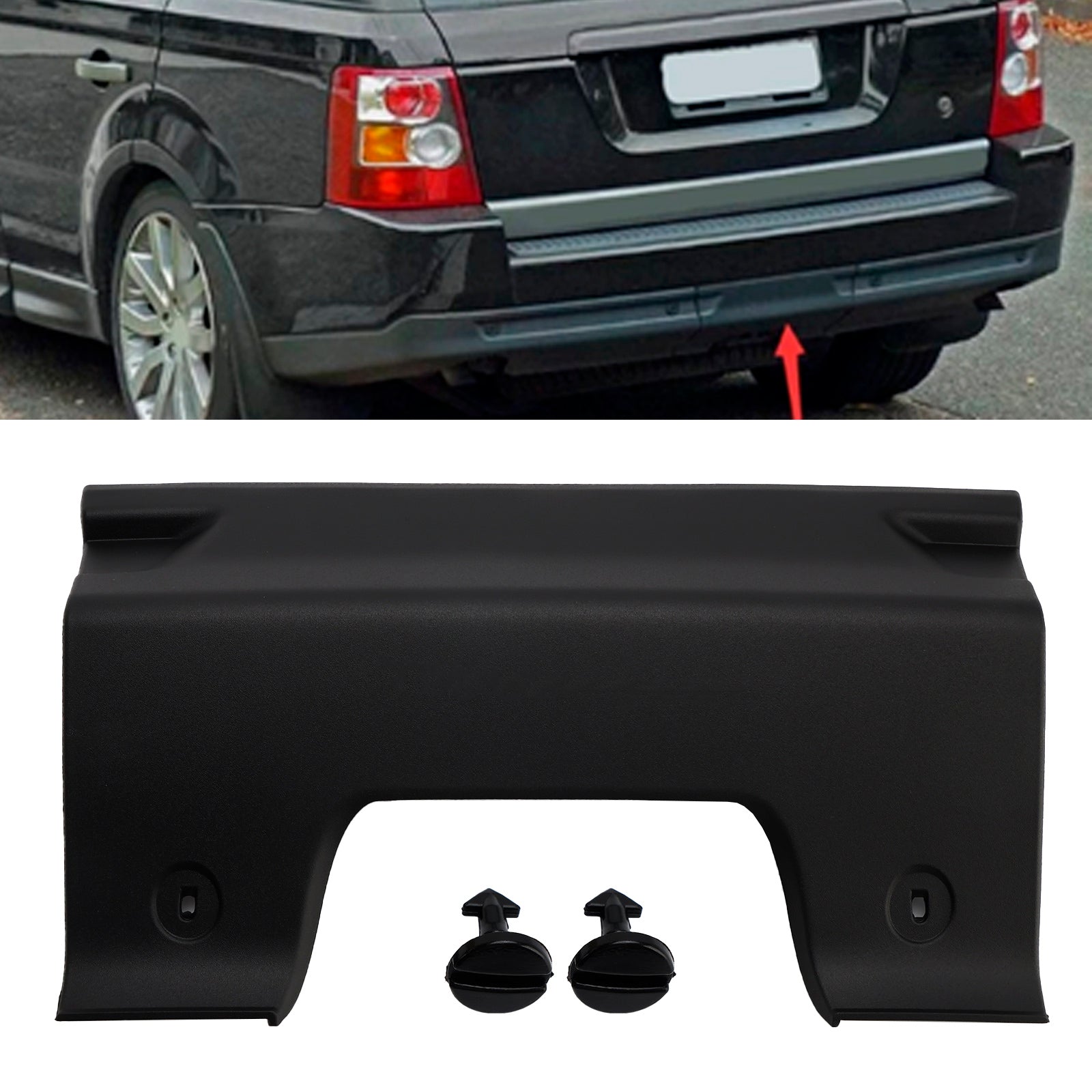 2005-2009 Range Rover Sport Rear Bumper Tow Hook Eye Cap Cover DQU00011PCL