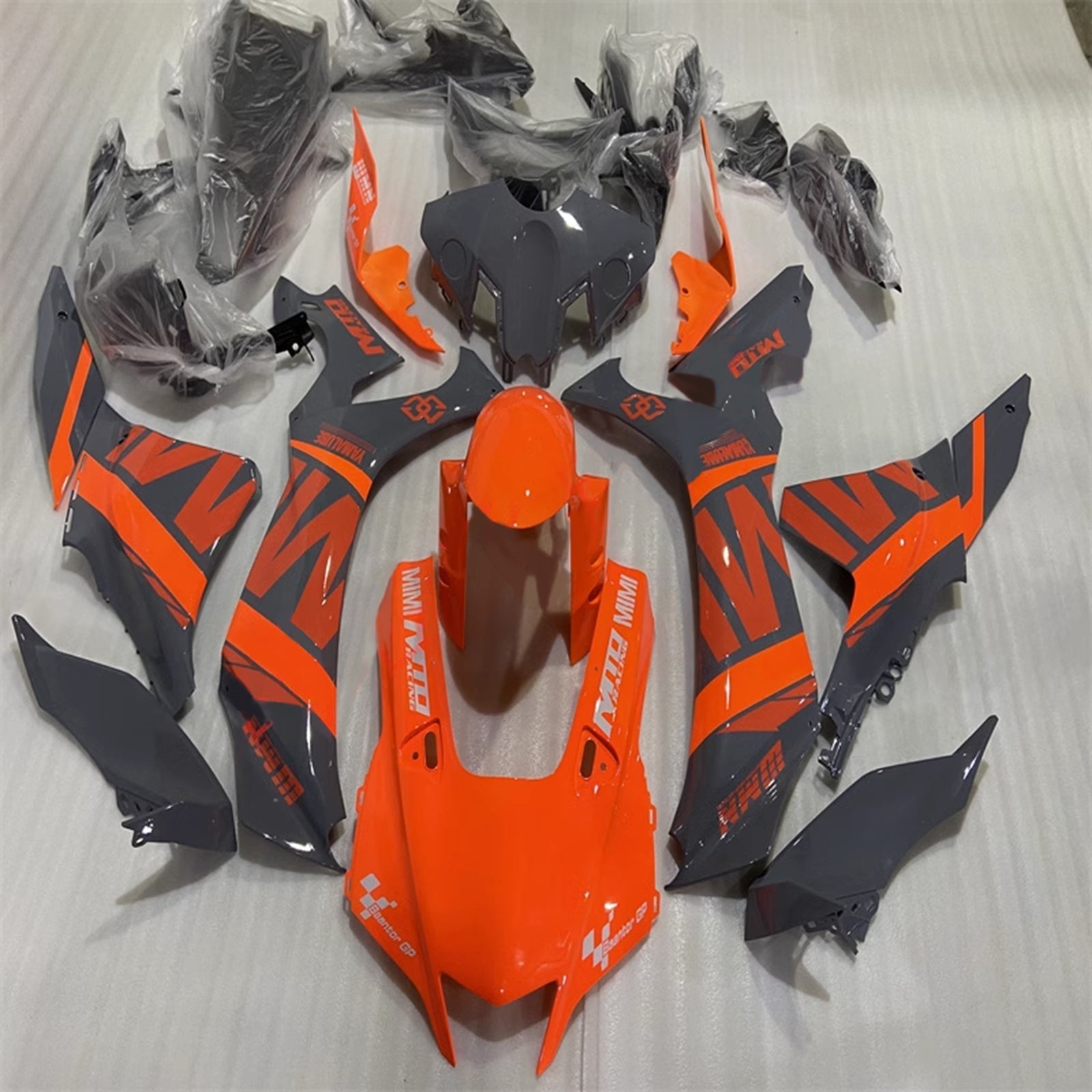 2020-2025 Yamaha YZF R1 Injeksjon Fairing Kit Bodywork Plastic ABS #101