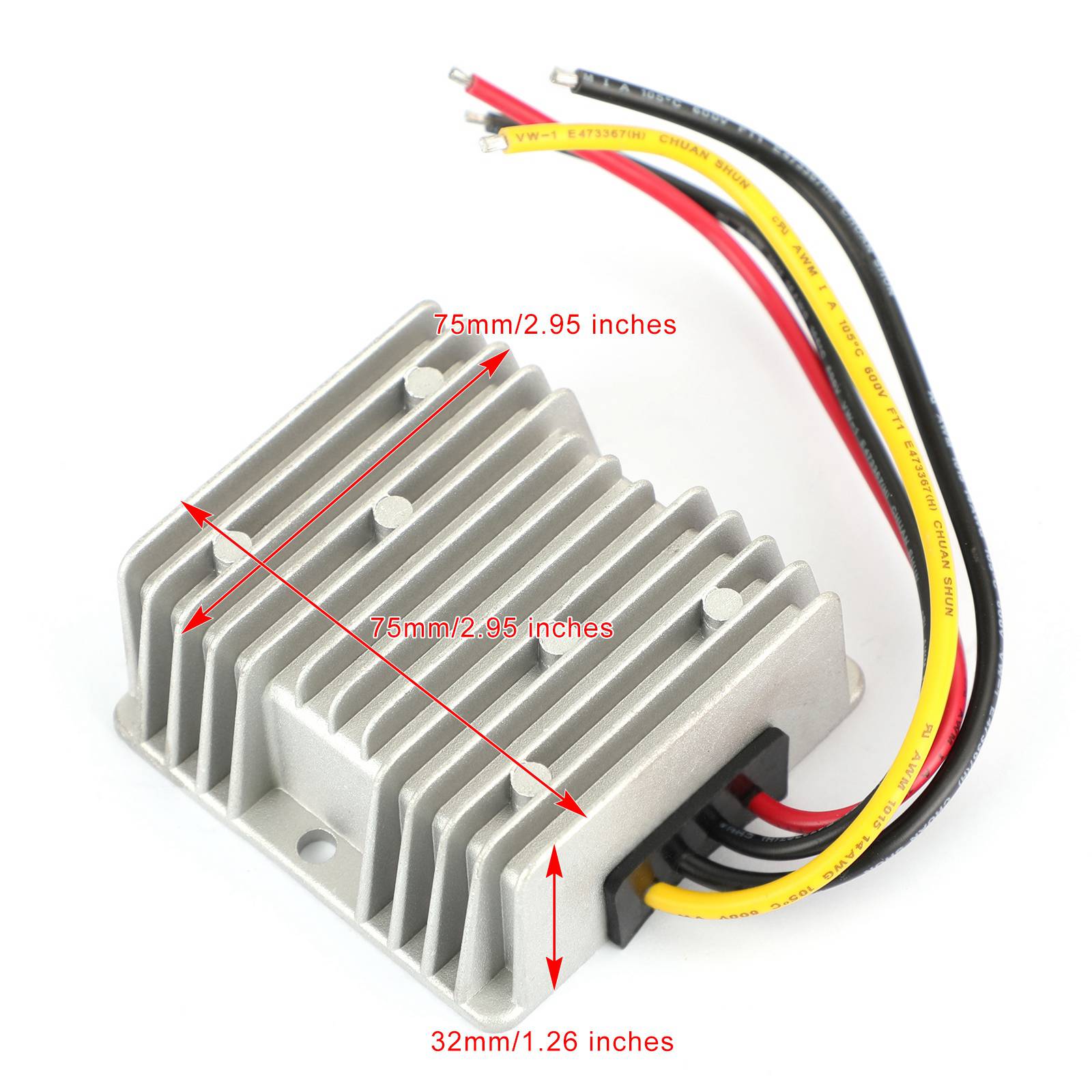 Waterdichte 24V naar 12V 20A 240W Step Down DC/DC Power Converter Regulator