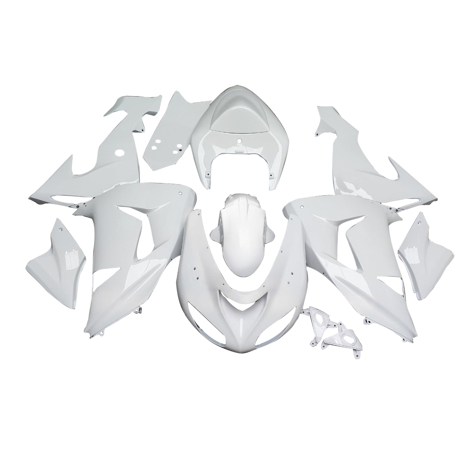 Injectiekuipset carrosserie kunststof ABS geschikt voor Kawasaki ZX10R 2006-2007