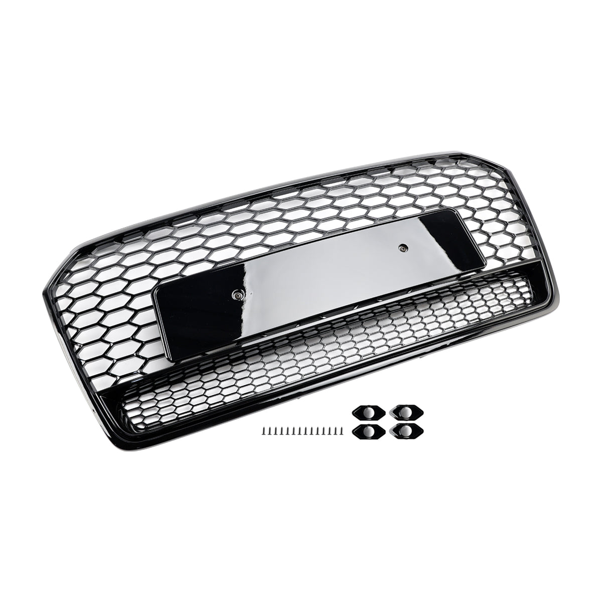 2016-2018 Audi S7 Facelift (RS7 is not fit) RS7 Style Honeycomb Front Bumper Grill Grille Black Generic