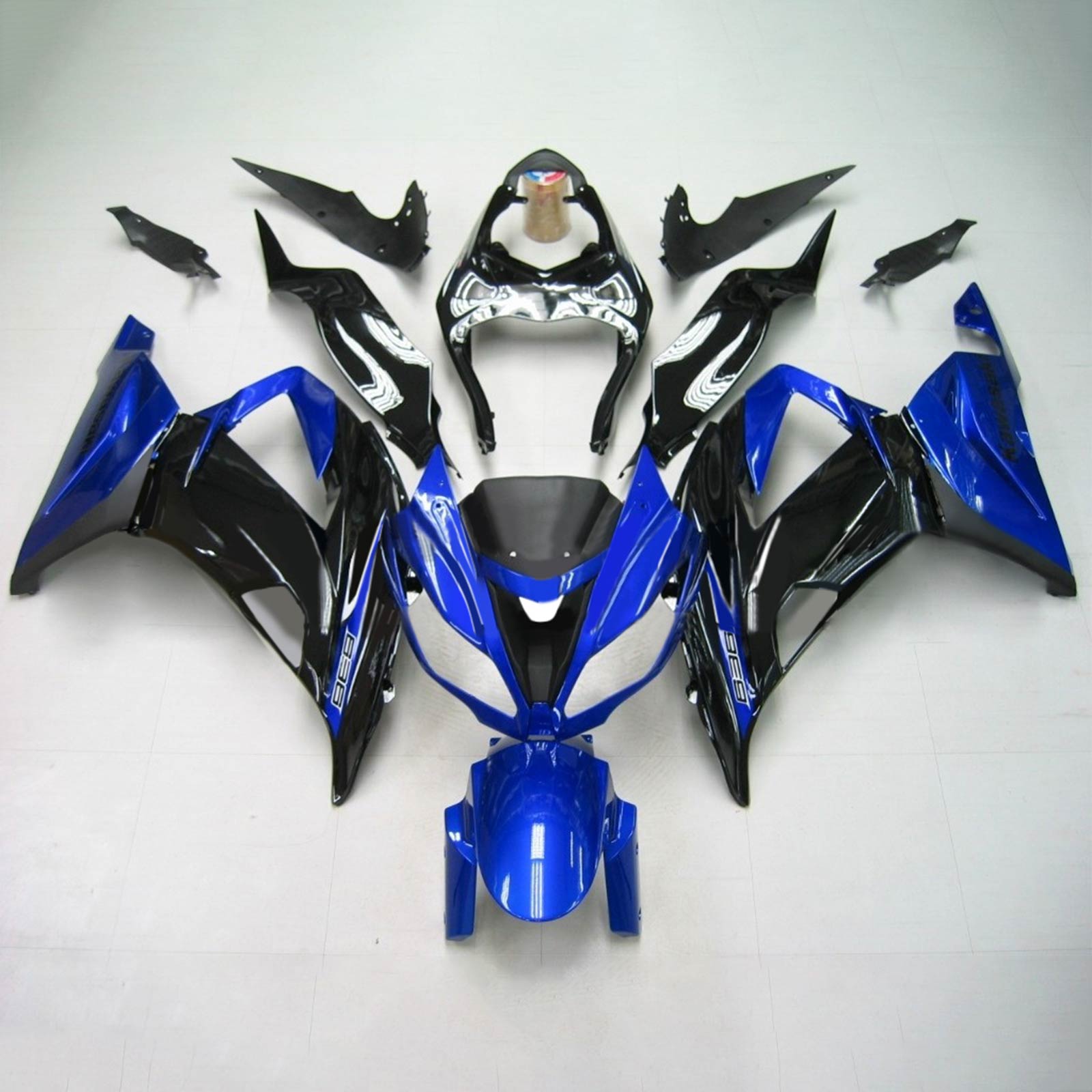 2013-2018 KAWASAKI ZX6R 636 AMOTOPART INJEKTION FAIRING KIT BOODYWORK ABS #108