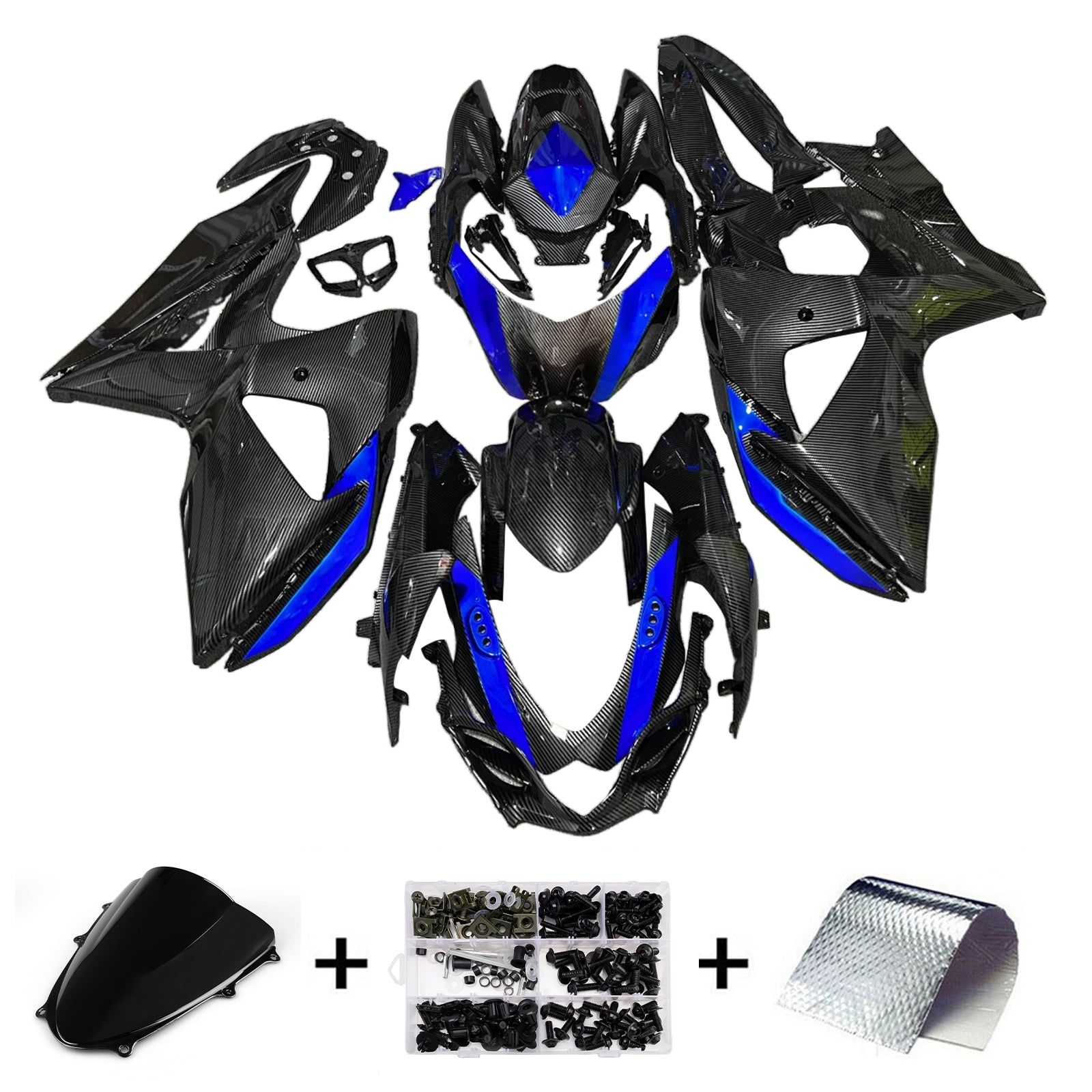 Kit de carénage d'injection Bodywork Abs en plastique pour Suzuki GSXR1000 2009-2016 K9