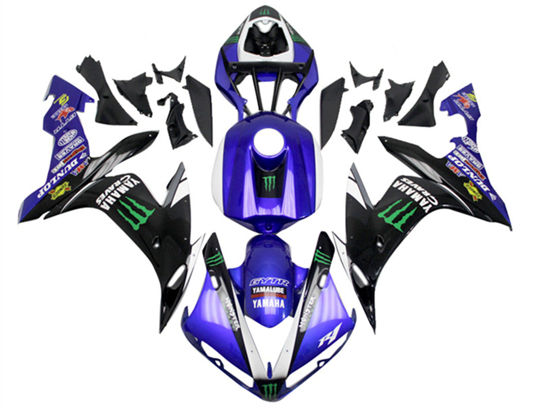 2004-2006 YAMAHA YZF 1000 R1 injektionsmässa kit Bodywork Plastic ABS #28