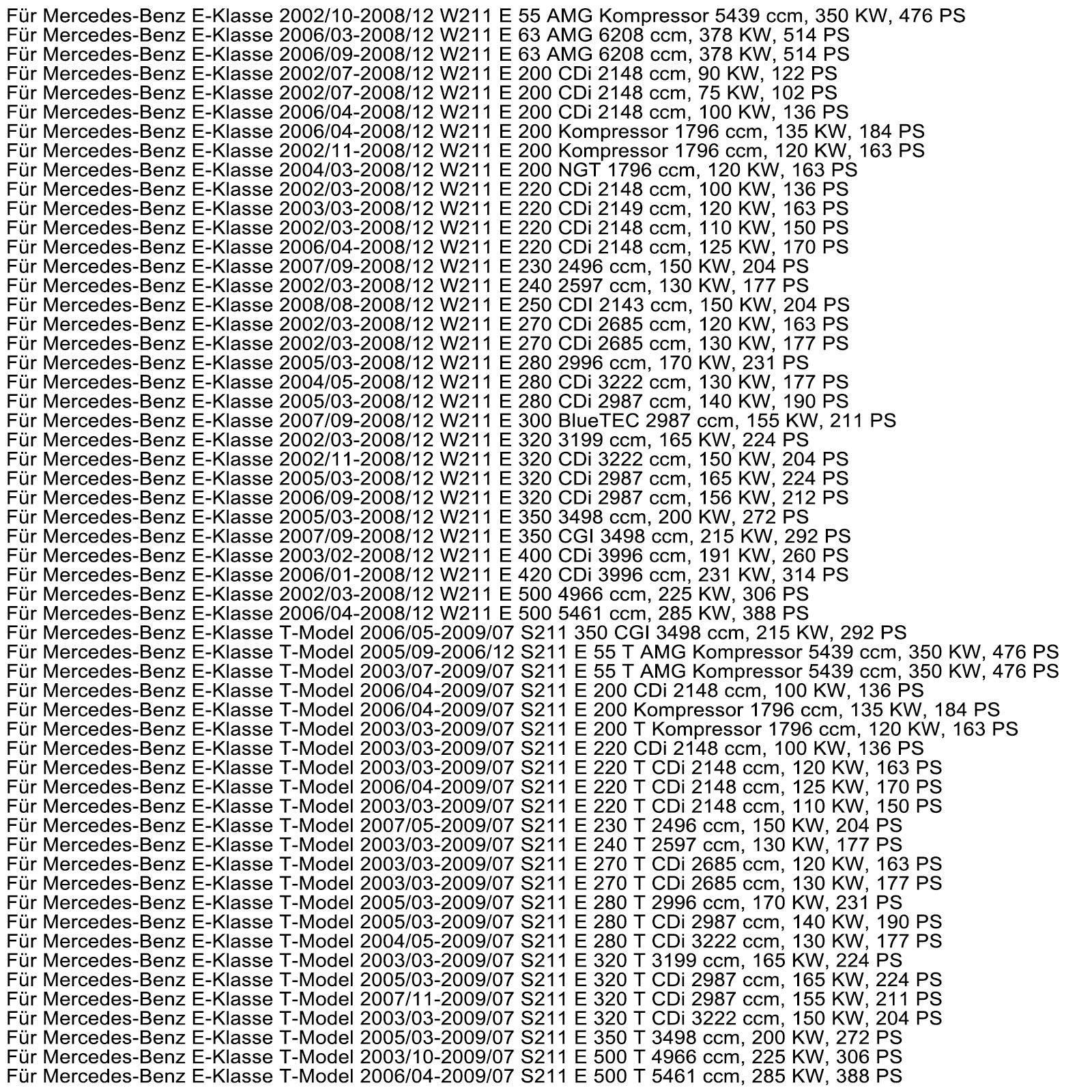 Mercedes-Benz CLS63 2007-2011&nbsp;Ensemble crémaillère et pignon de direction assistée AMG C219/C218 211 460 18 00