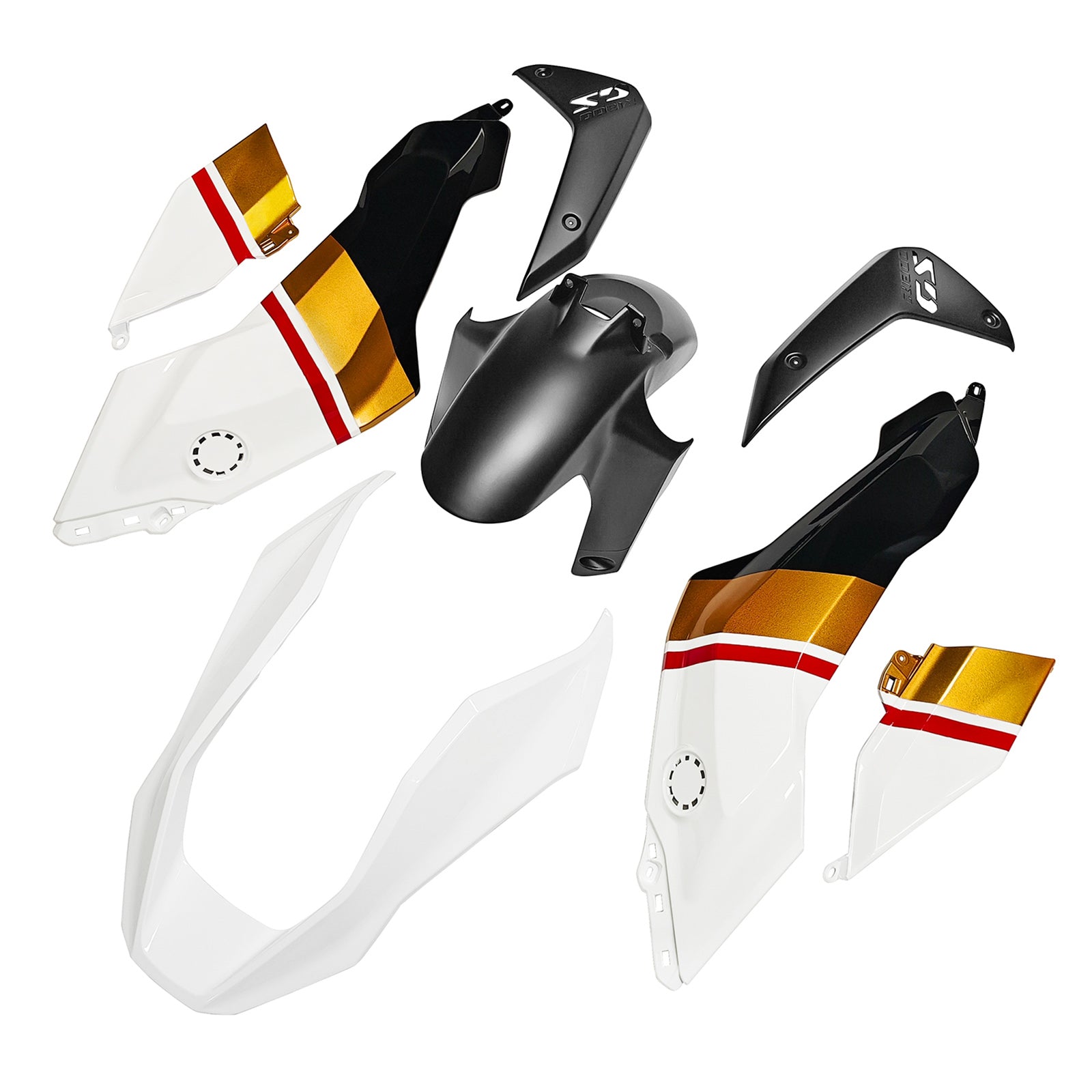 Vstrekovanie ABS Plastic Bodywork Sit pre BMW R1300GS 2024-2025 02#