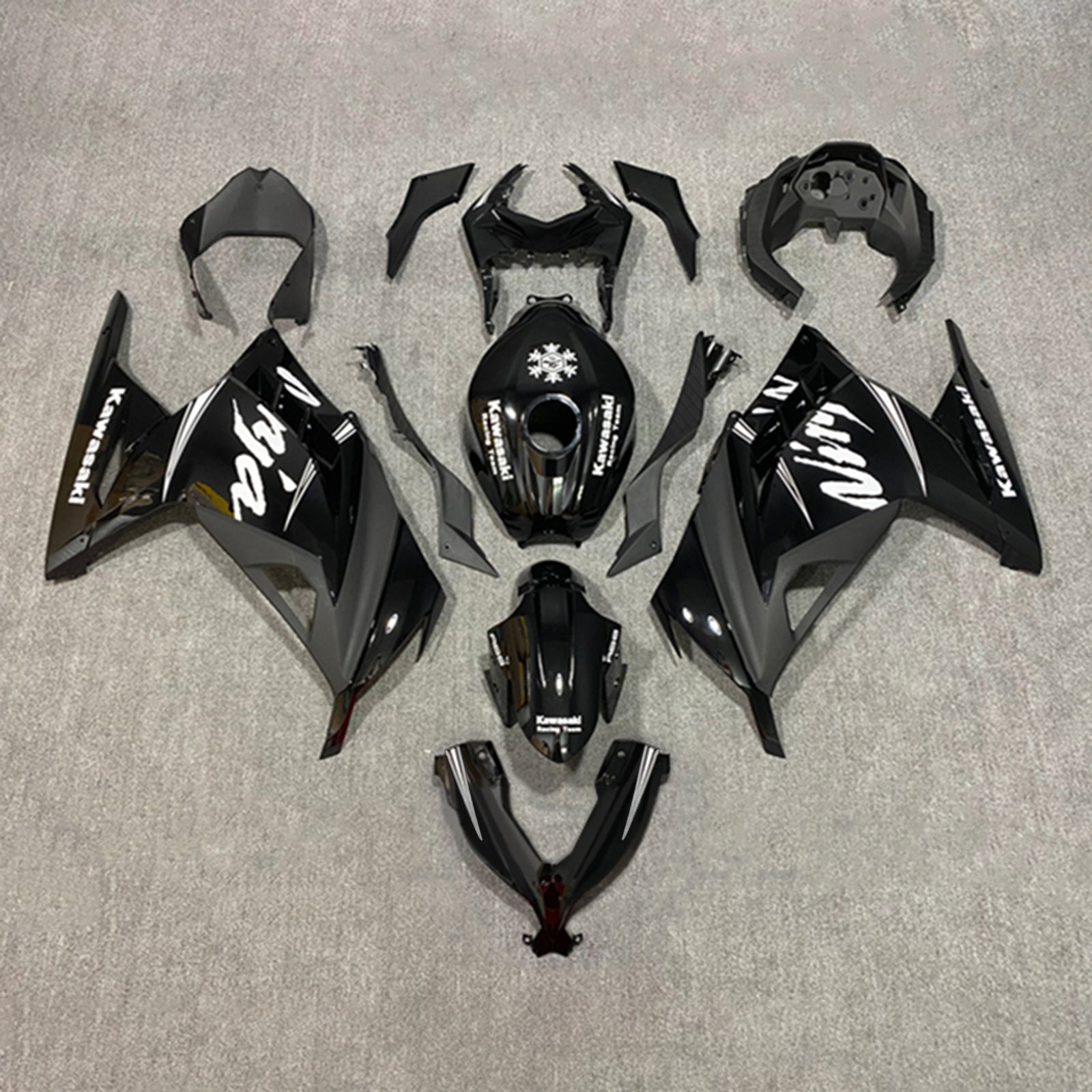 2013-2024 Kawasaki Ex 300/Ninja 300 Kit de carénage injection Bodywork Abs en plastique