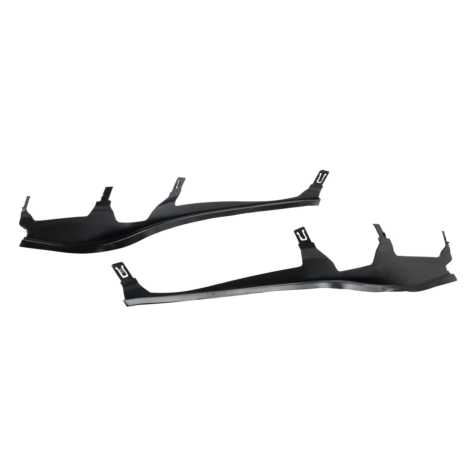 L+R paar bovenste koplampafdekstripset voor BMW 3 E46 COUPE CABRIO LCI