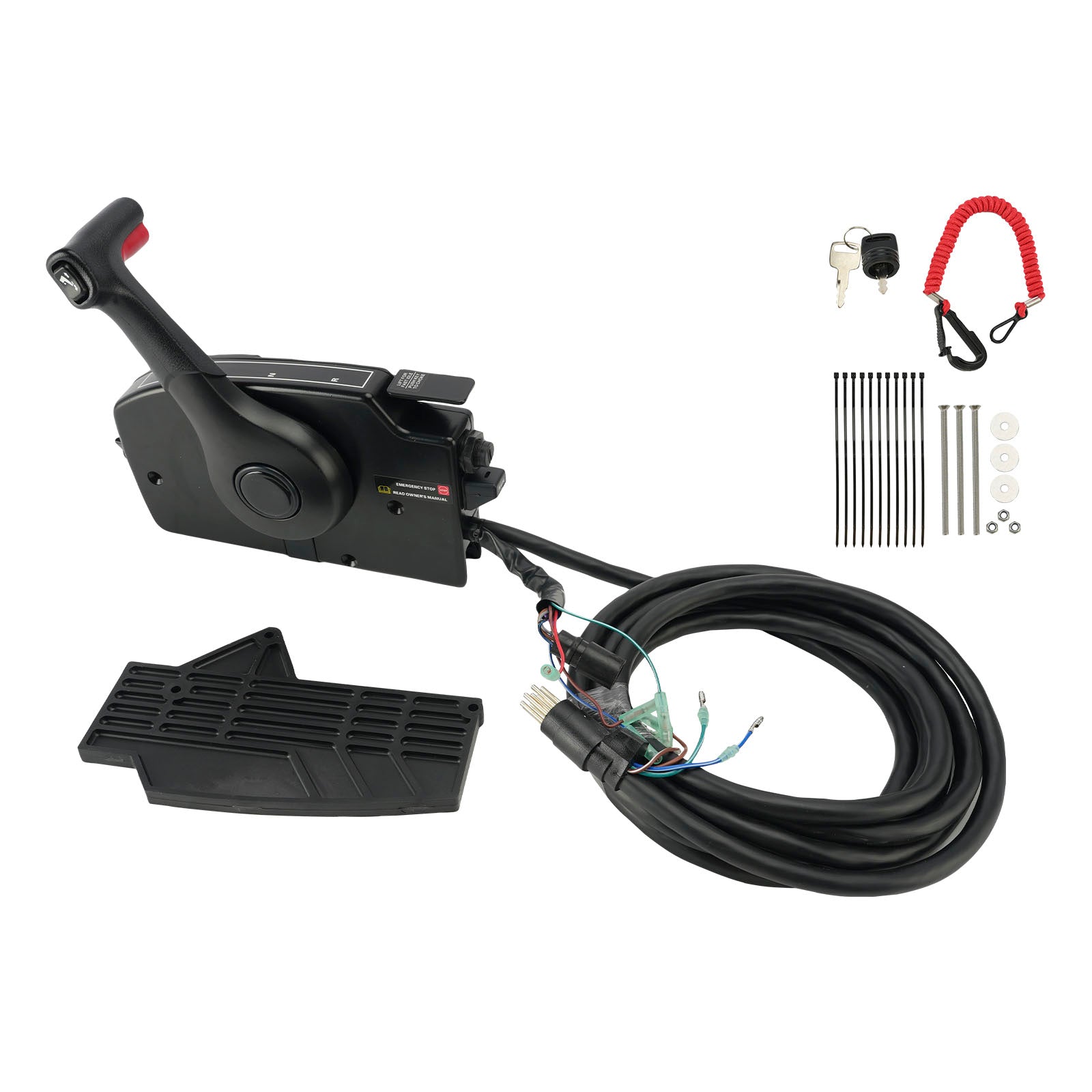 Remote Control Box 881170A15 for Mercury Outboard Side Mount Trim Tilt 8 Pin