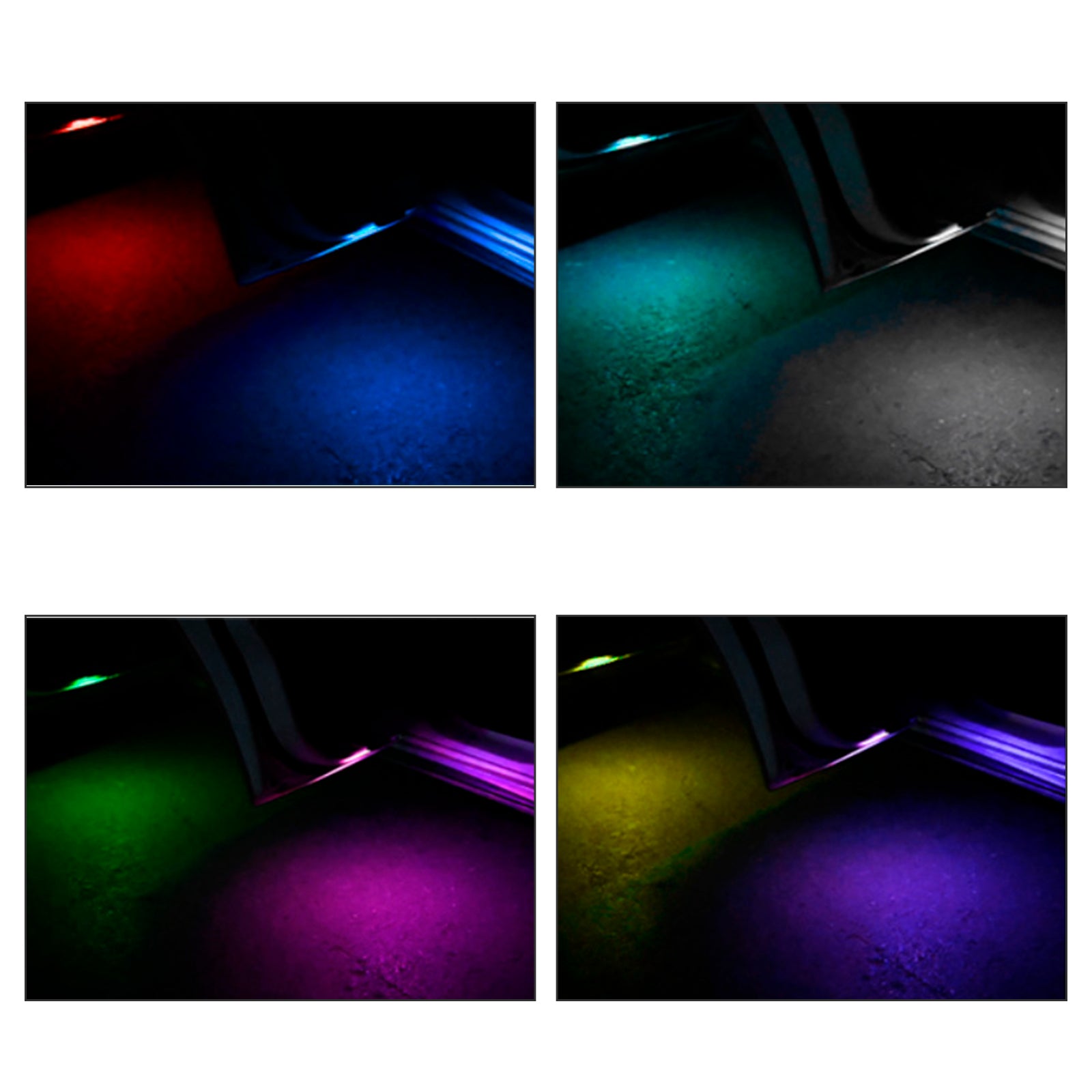 4 stuks autodeurdecoratie veiligheidslicht waarschuwing knipperend automatisch detectielicht