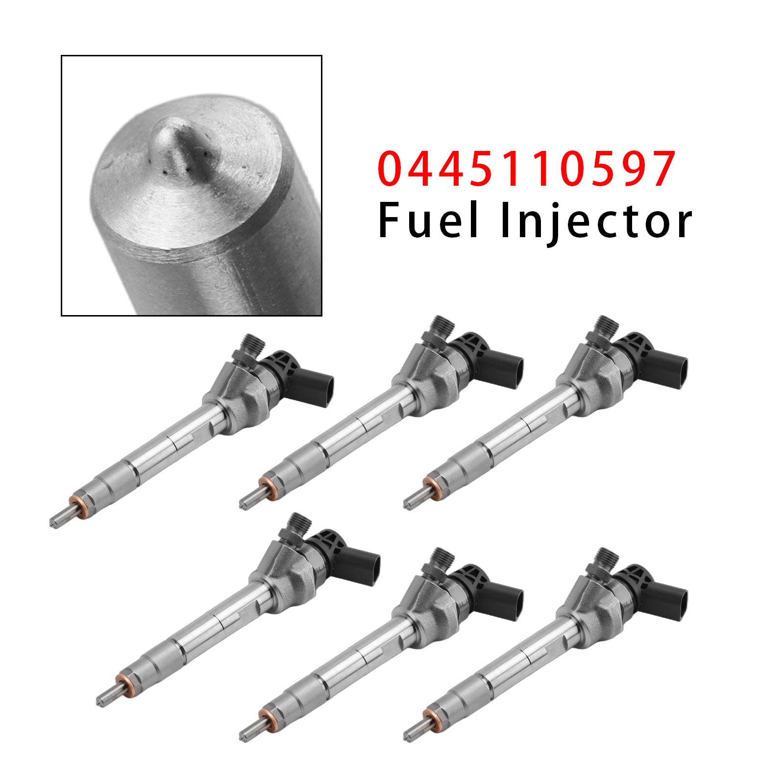 Injecteur de carburant pour BMW F10 F30 F15 328d X5 535d 740Ld N47 N57, 6 pièces, 0445110597