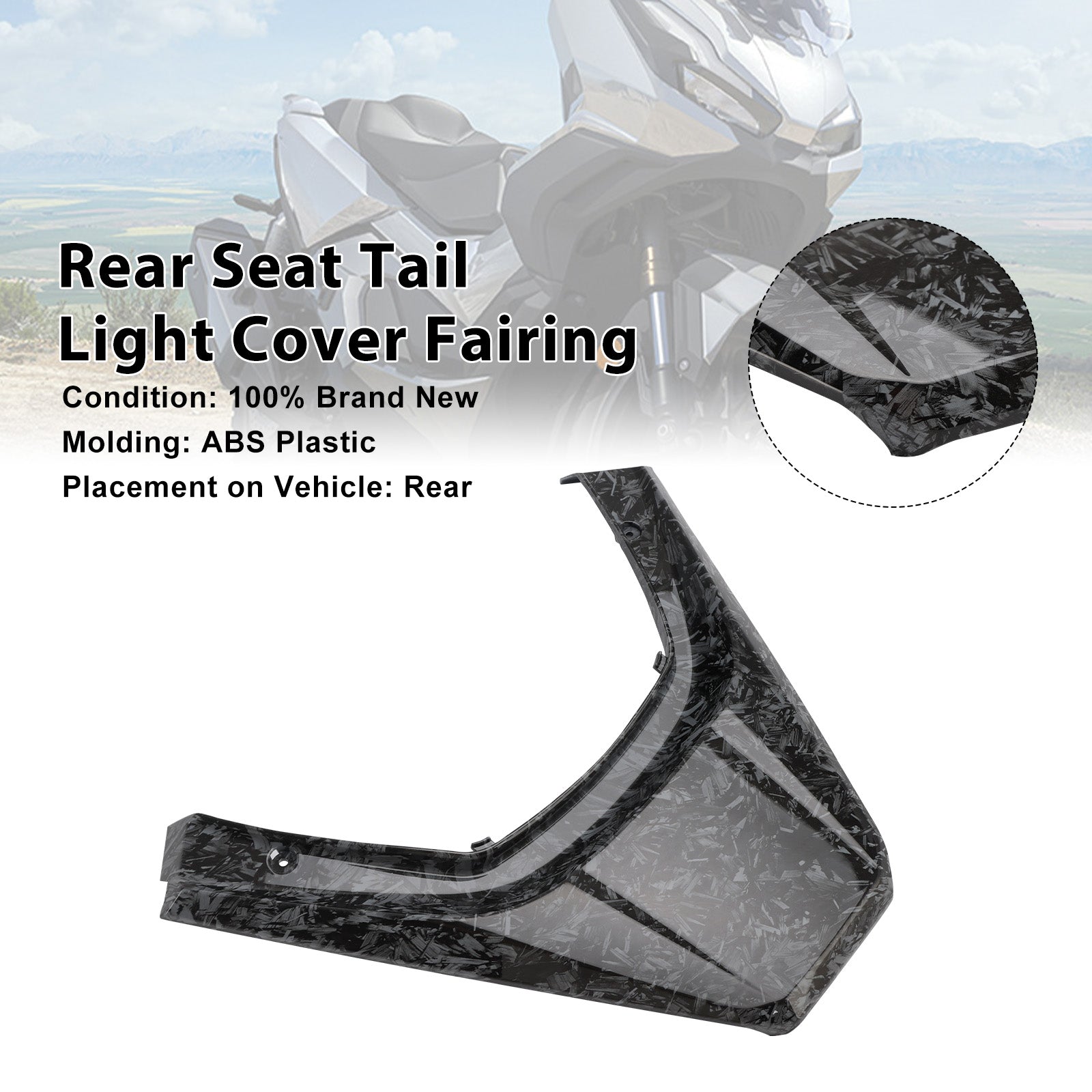 2022-2025 Honda ADV 350 Rear Seat Tail Light Cover Fairing