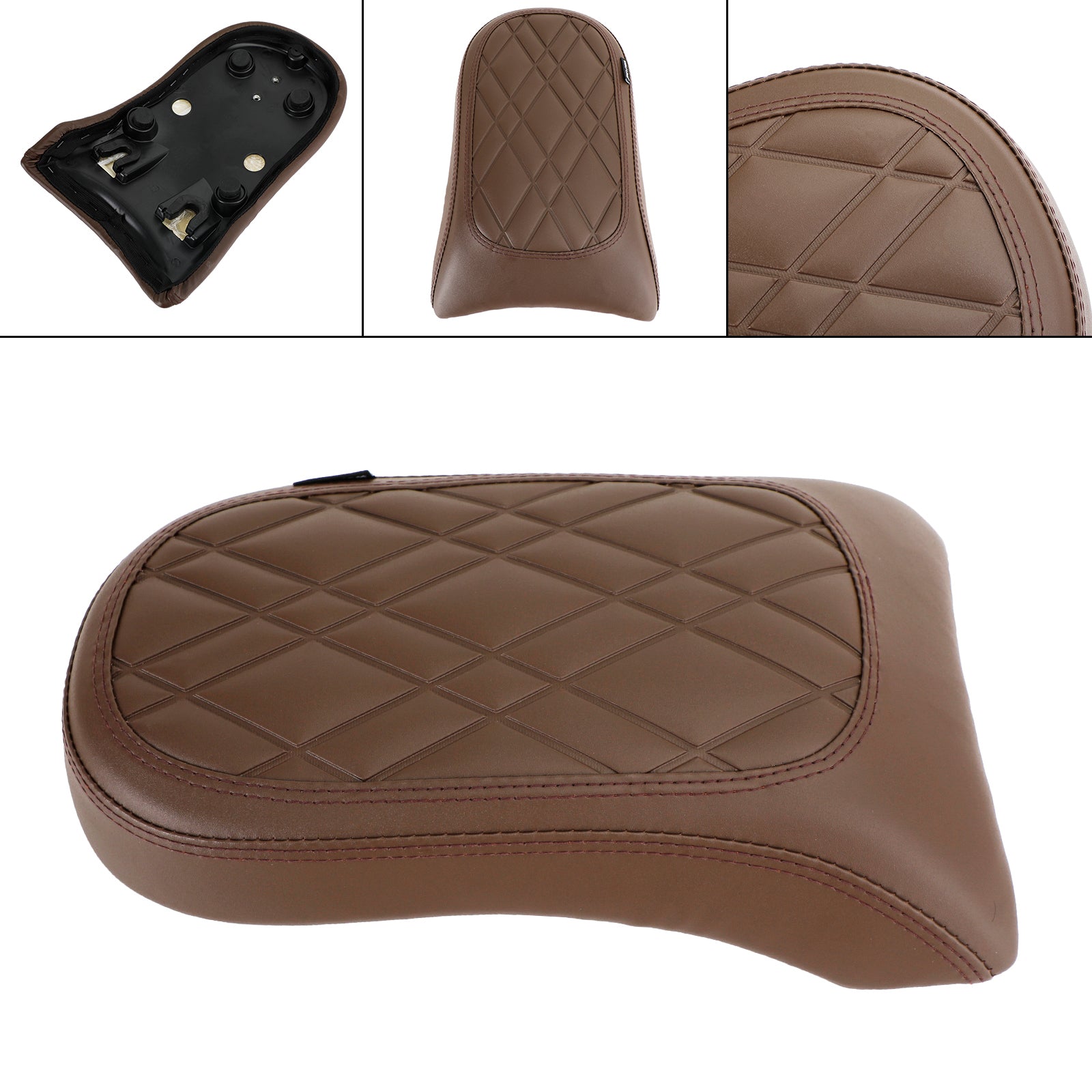 Rear Passenger Seat Cushion Pu Pillion Flat Brown For Bmw R18 Bikes 2020-2022