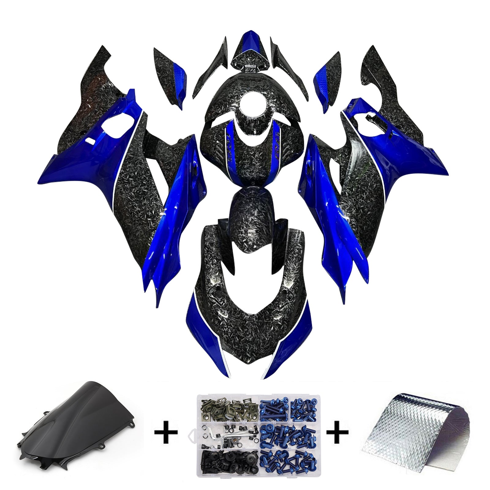 Injection Fairing Kit Bodywork Plastic ABS fit For Yamaha YZF-R6 2017-2023