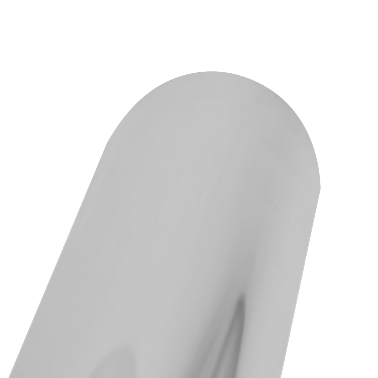 Oceľový výfukový tlmič potrubie Teplo deflektor chróm pre motocykel Secootter zatemnený