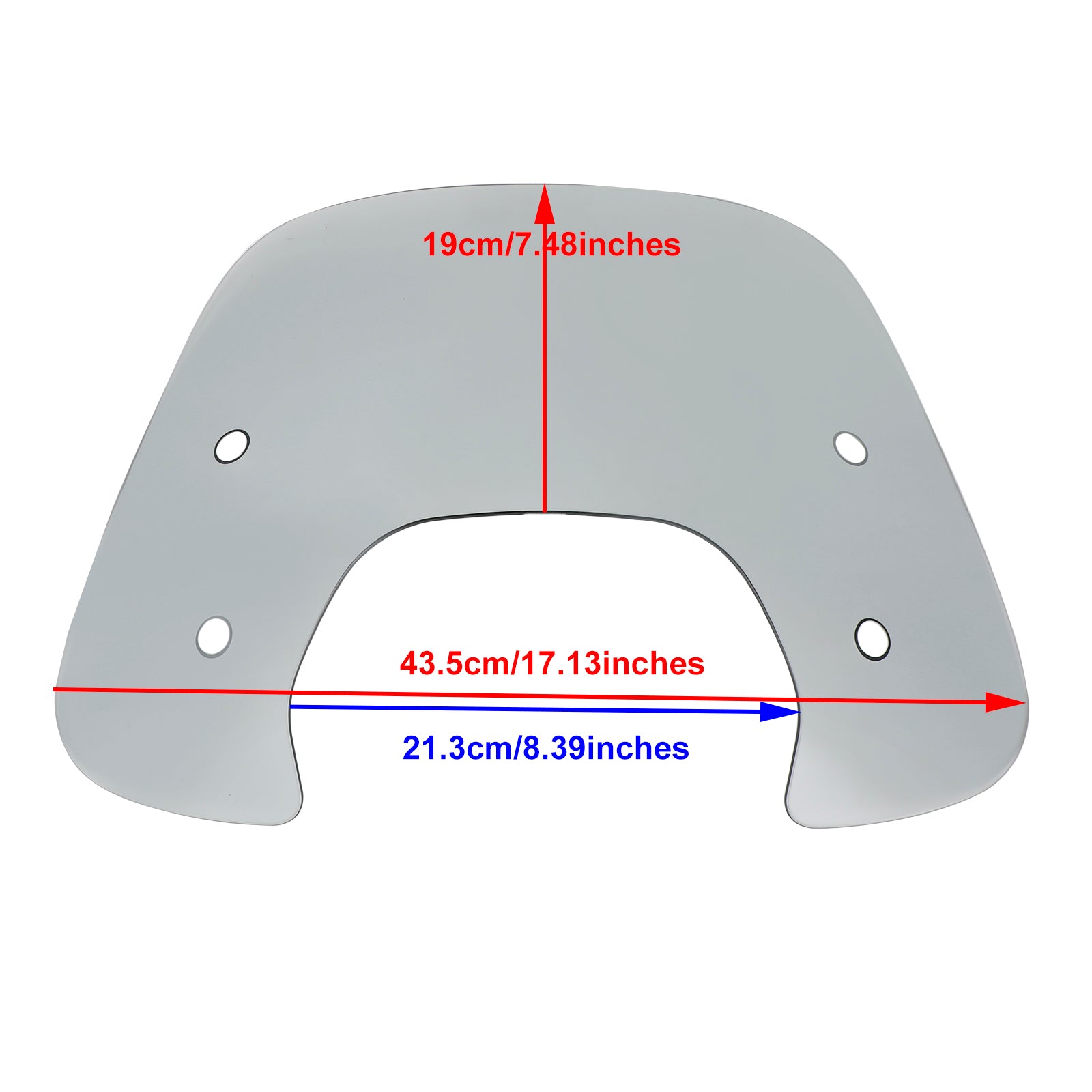 ABS Motorcycle Windshield WindScreen fit for Vespa Sprint 150 2016-2023