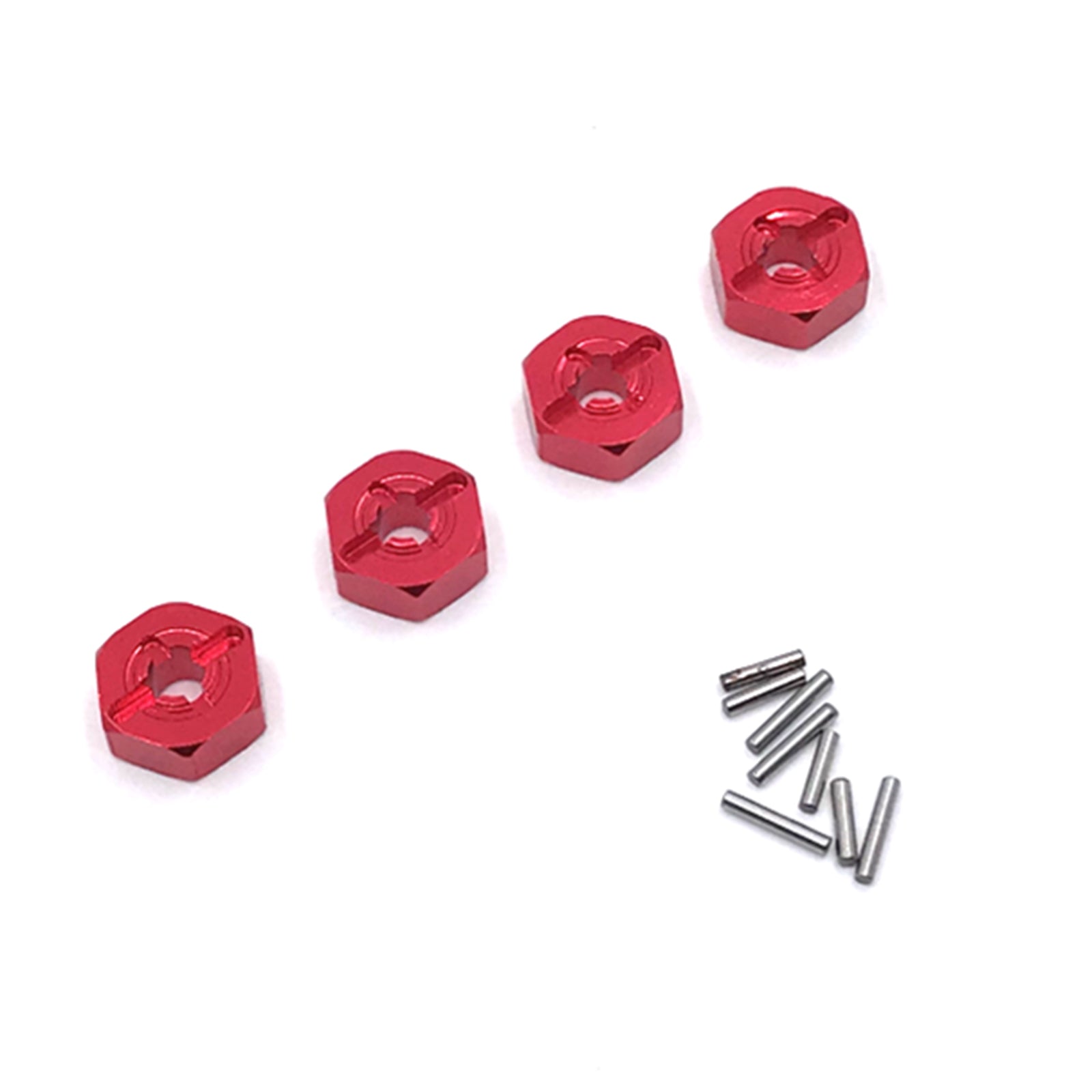 Pièces d'adaptateur hexagonal de moyeu de roue de 12mm pour Wltoys 124018 124019 144010 144001 144002