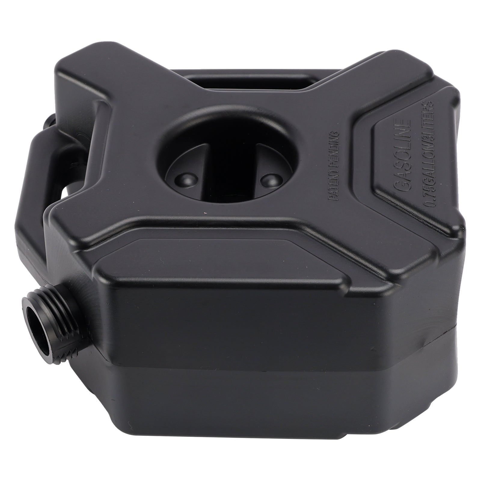3L Oil Gas Container Anti-static Jerry Can Fuel Tank Black For Touring Adventure