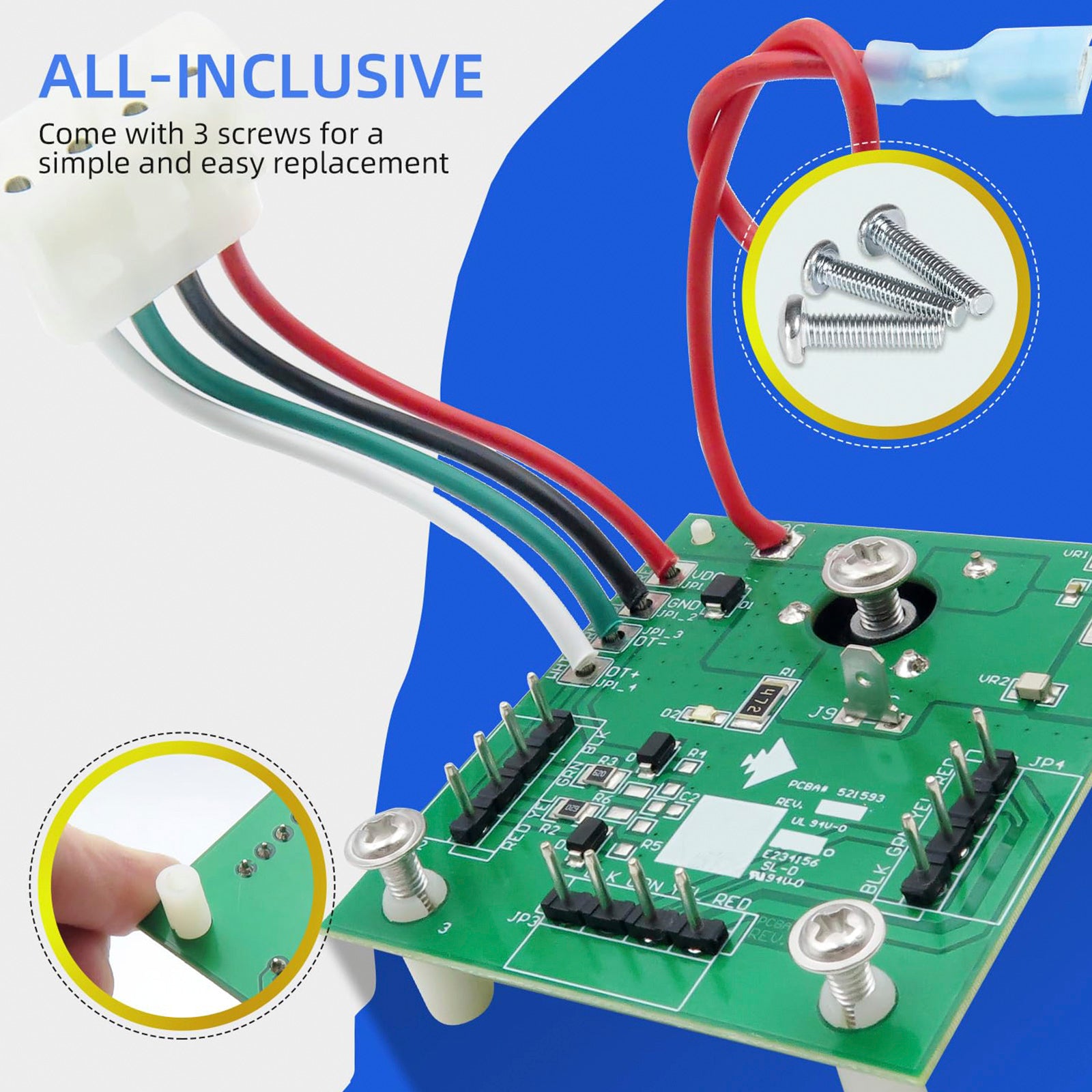 SCQ Surge Board 521218 pre Pentair IntelliTouch/EasyTouch Load Center