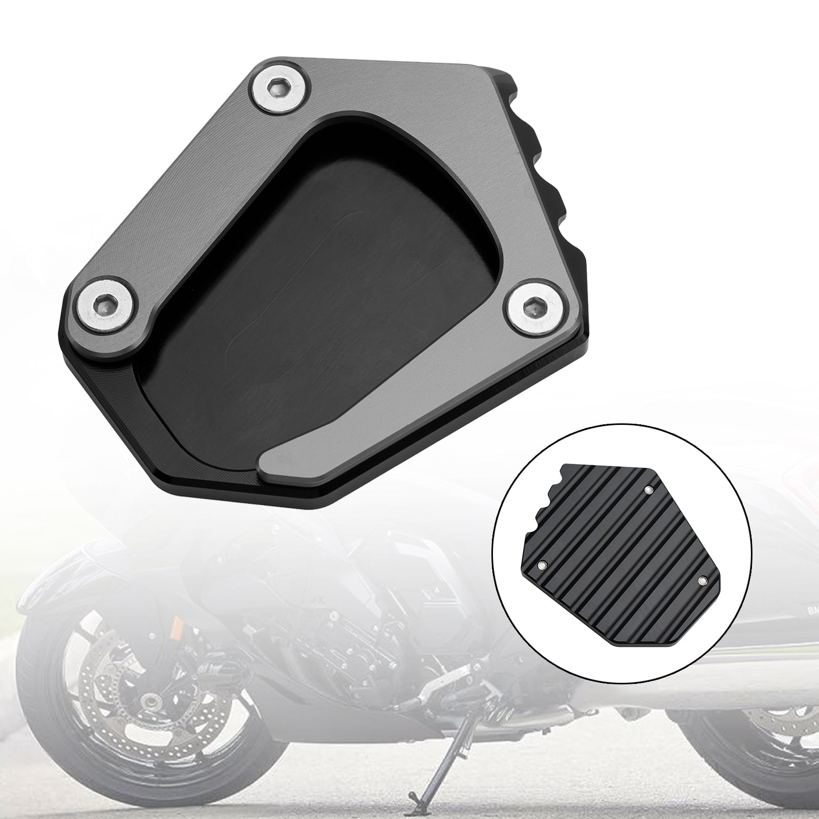 Kickstand Enlarge Plate Pad fit for BMW K1600 2016-2022