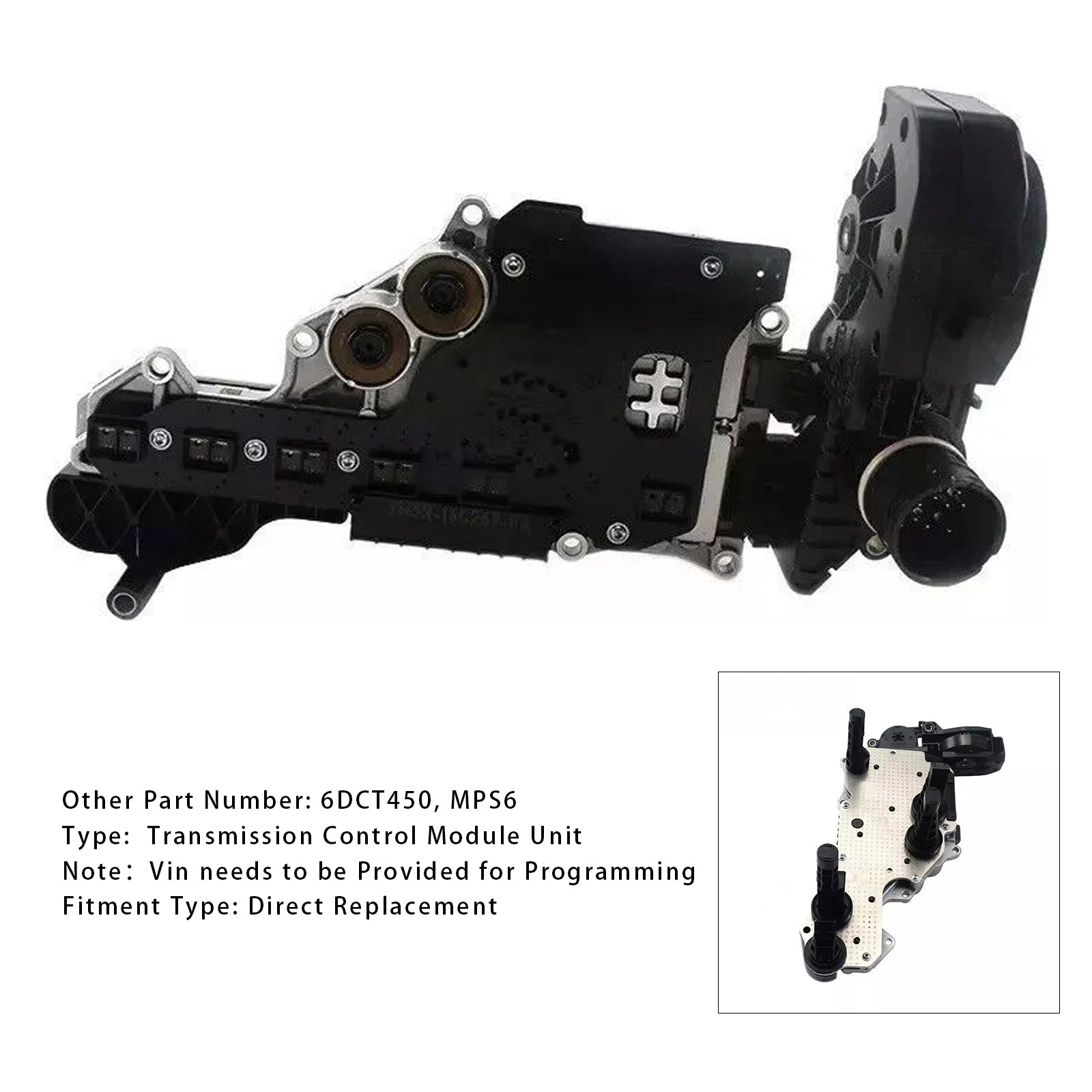 2008-2010 Dodge Avenger 2.0l 2.2l 6DCT450 Transmissie Controle Module Unit MPS6 7M5R-14C247-FA 7M5R-14C247-FE