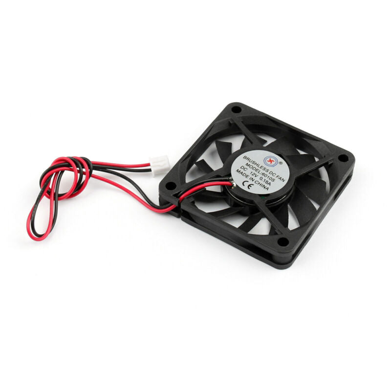 DC Brushless Cooling Fan 12V 0.18A 6010s 60x60x10mm 2 Pin CPU Computer Fan