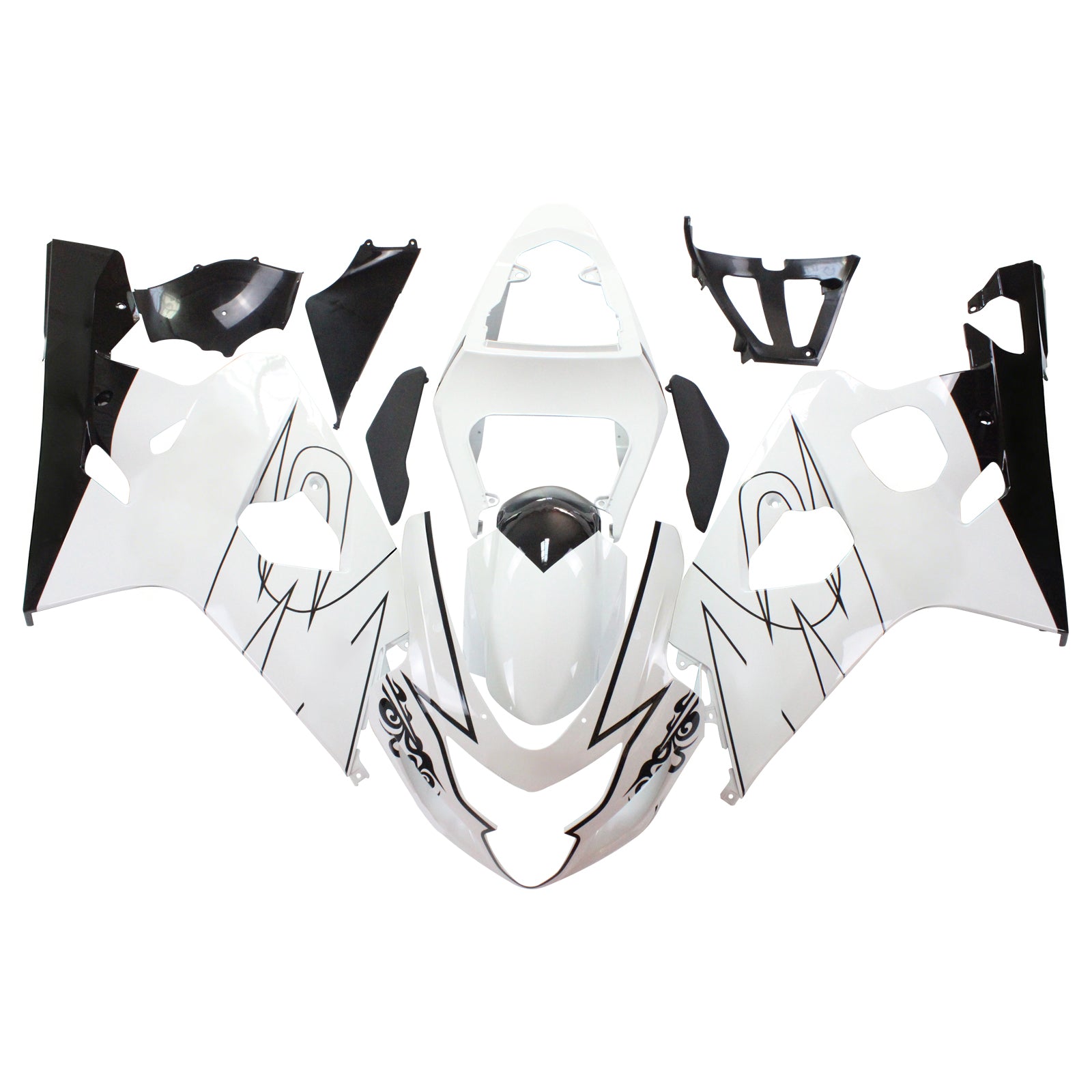 Injection Fairing Kit Bodywork Plastic ABS fit For Suzuki GSXR 600/750 2004-2005