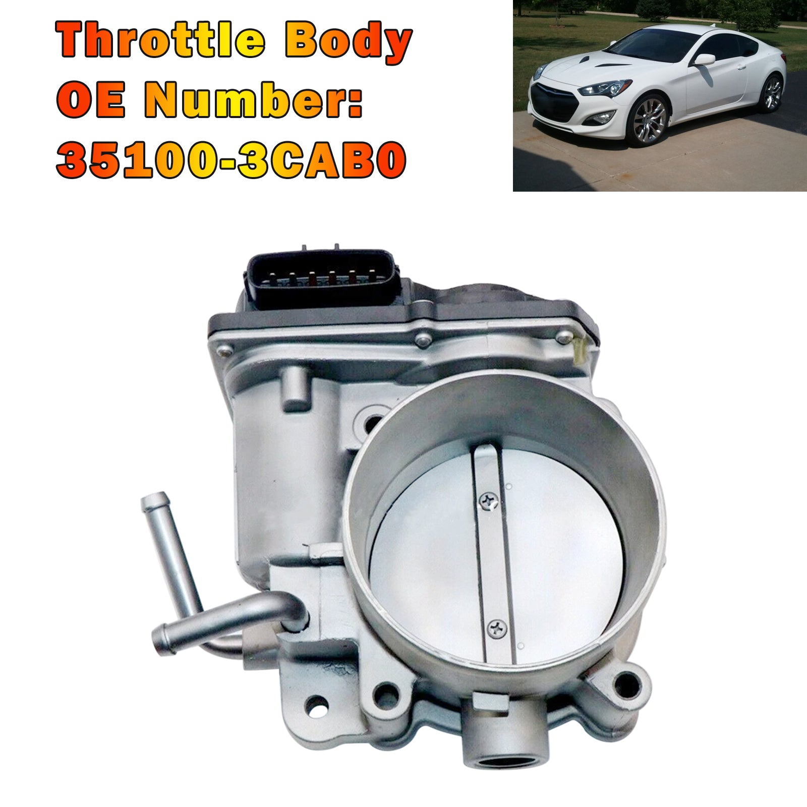 Throttle Body Assembly 35100-3CAB0 For Hyundai Genesis Coupe 2012-2016