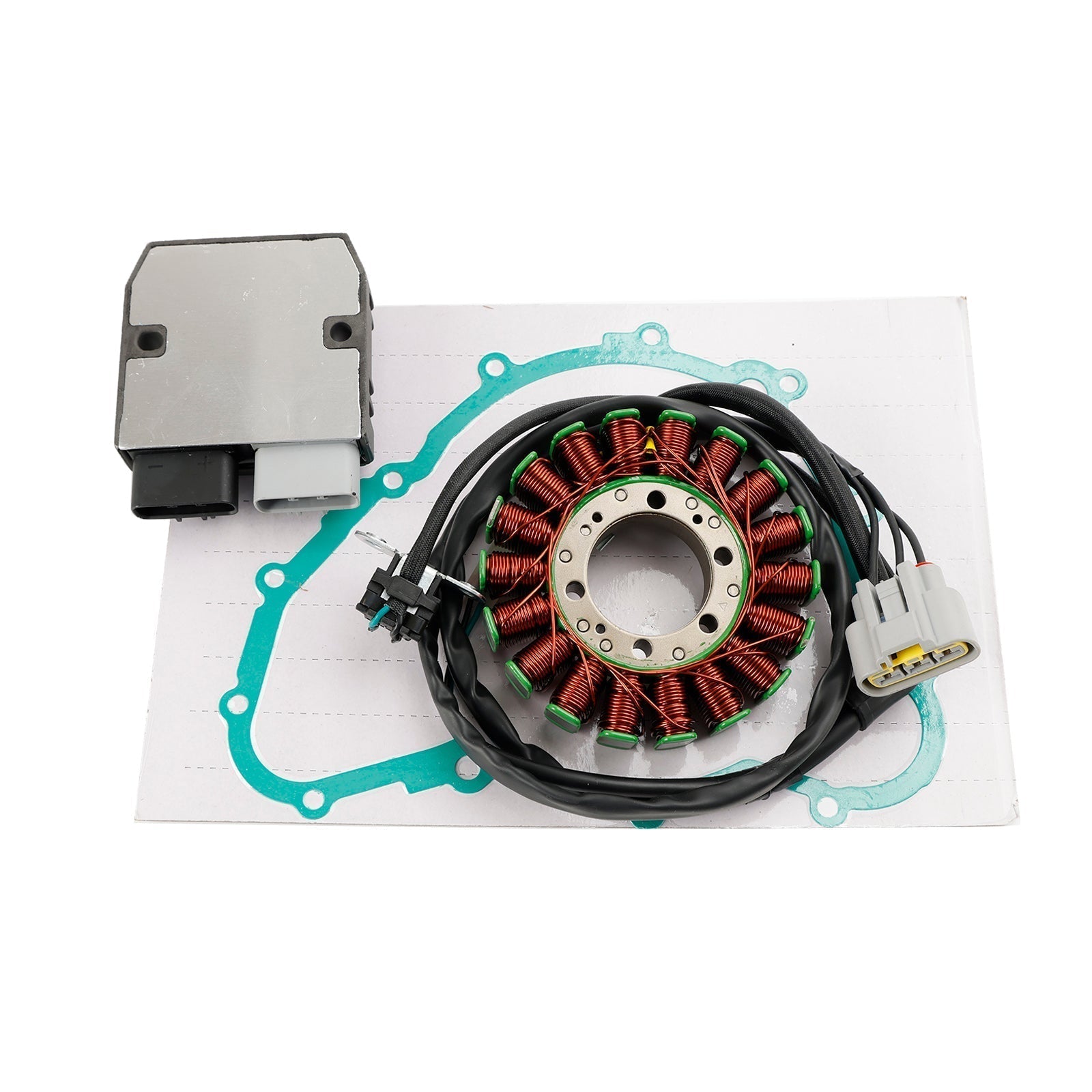 2010-2020 Tiger 800 XR 18-Pole Magneto Coil Stator + Voltage Regulator + Gasket Assy