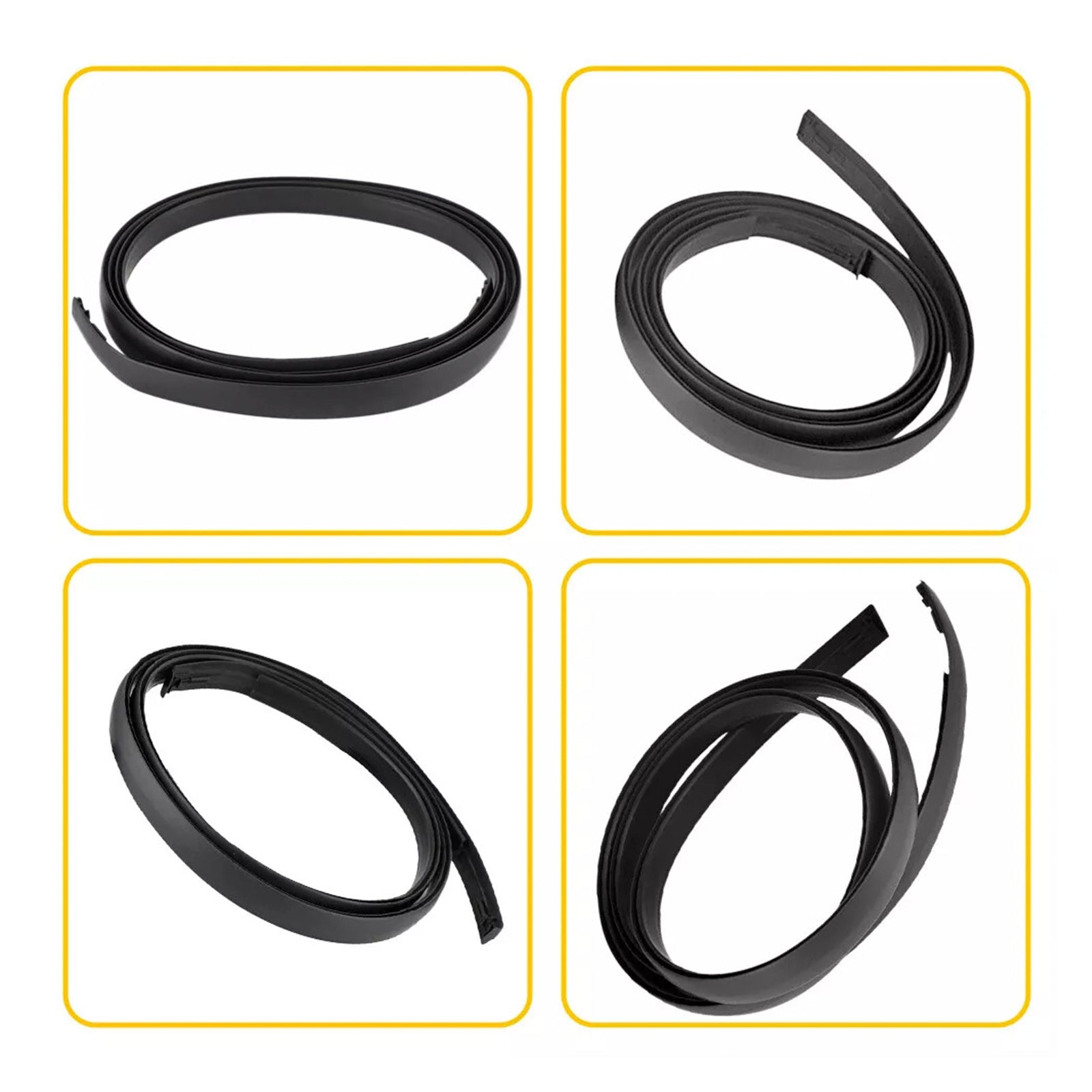 Moldura de techo para Scion xB 2008-2015, 2 piezas, centro izquierdo & Goma del lado derecho