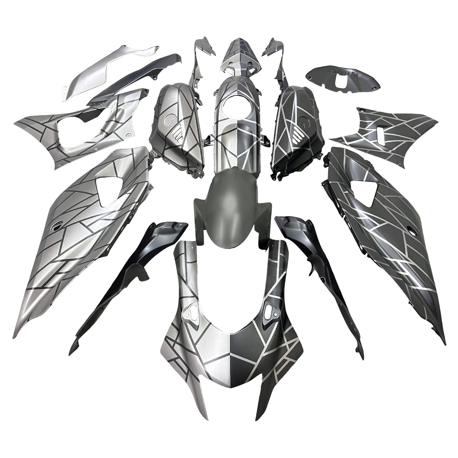 Injectiekuipset carrosserie kunststof ABS geschikt voor Yamaha YZF-R7 2021-2025